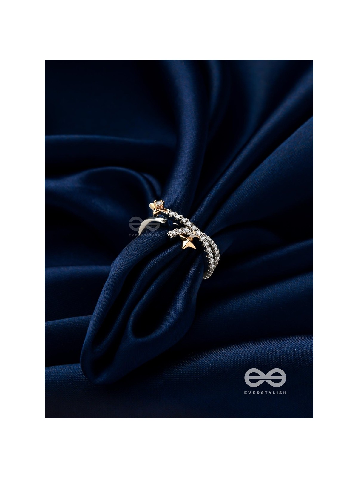 The Shooting Stars - Silver Cubic Zirconia Ring