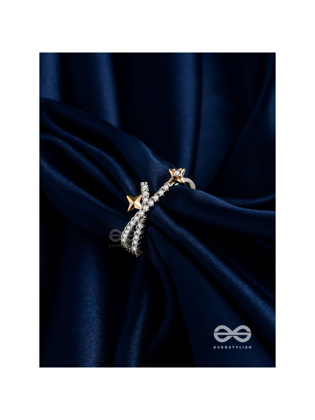 The Shooting Stars - Silver Cubic Zirconia Ring