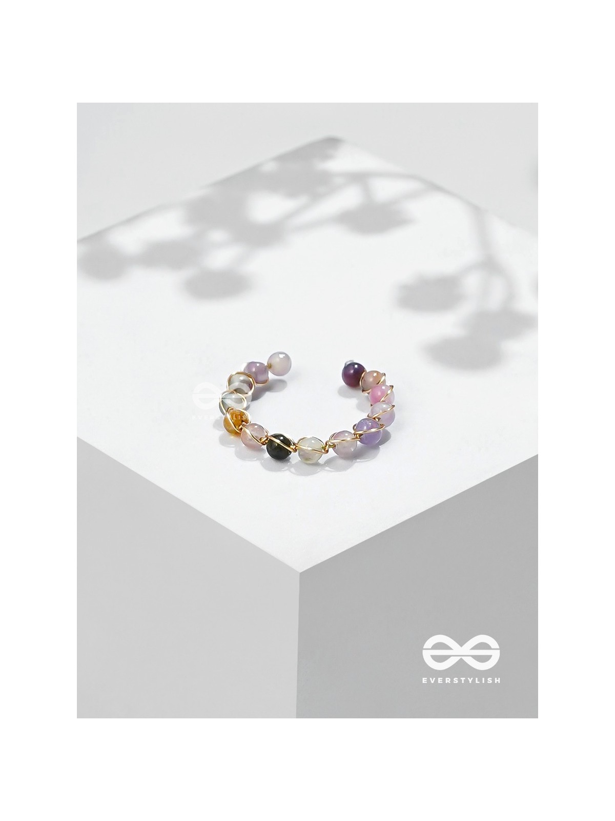 The Pastel Gravel  - Golden Ring (Adjustable)