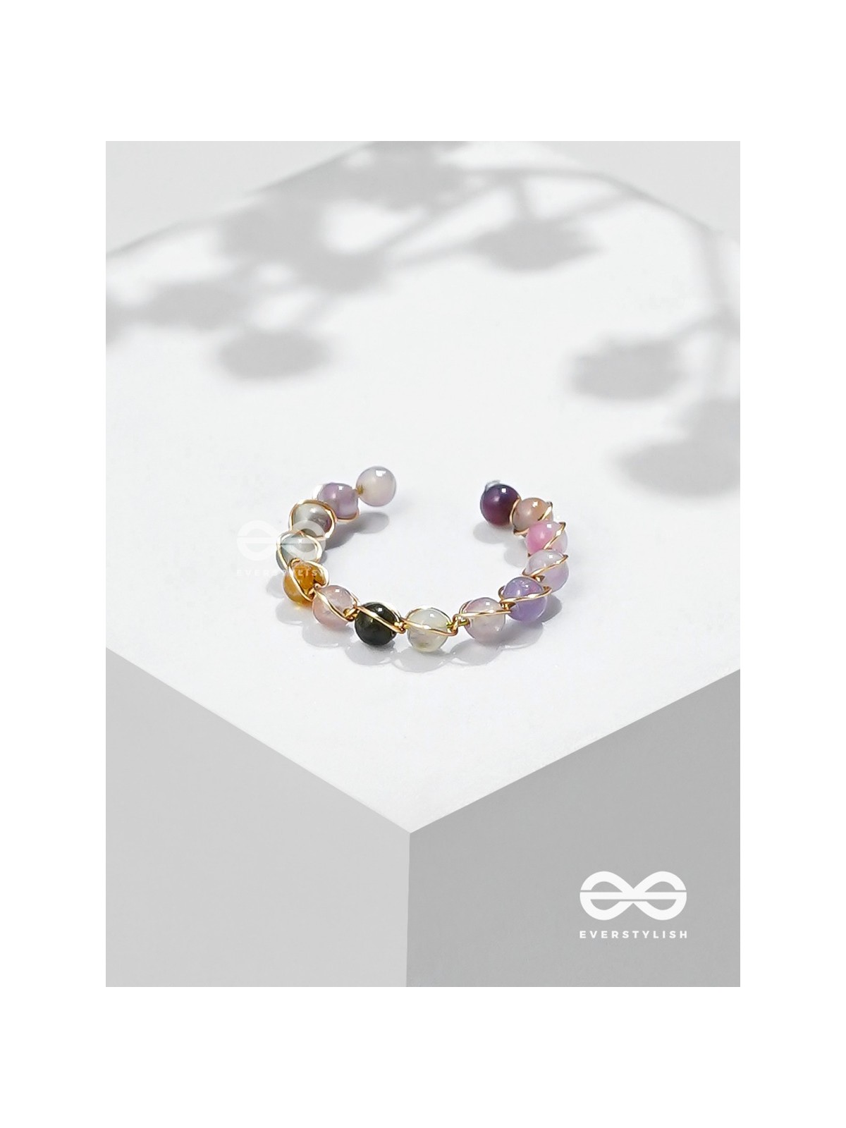 The Pastel Gravel  - Golden Ring (Adjustable)