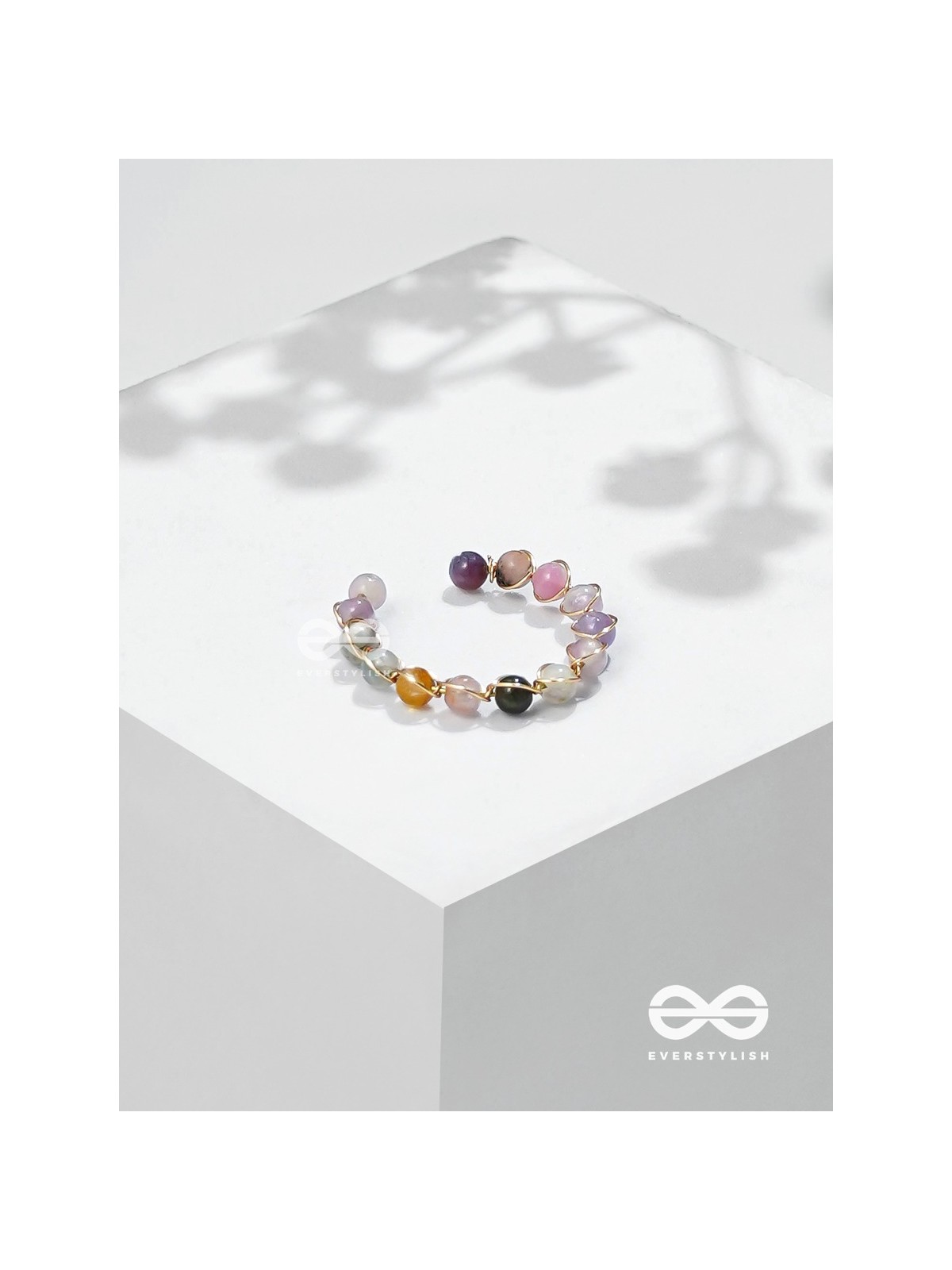 The Pastel Gravel  - Golden Ring (Adjustable)