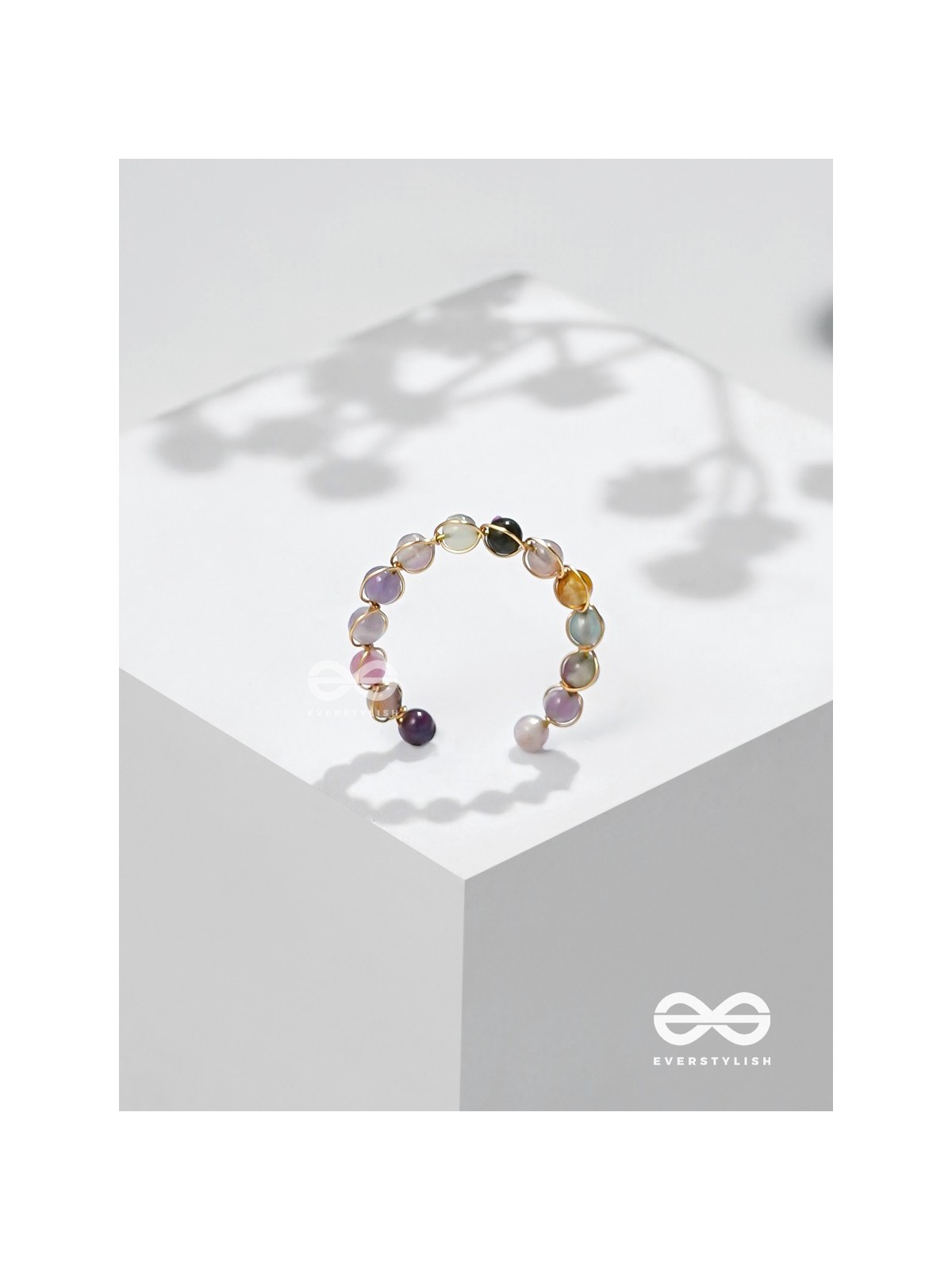 The Pastel Gravel  - Golden Ring (Adjustable)