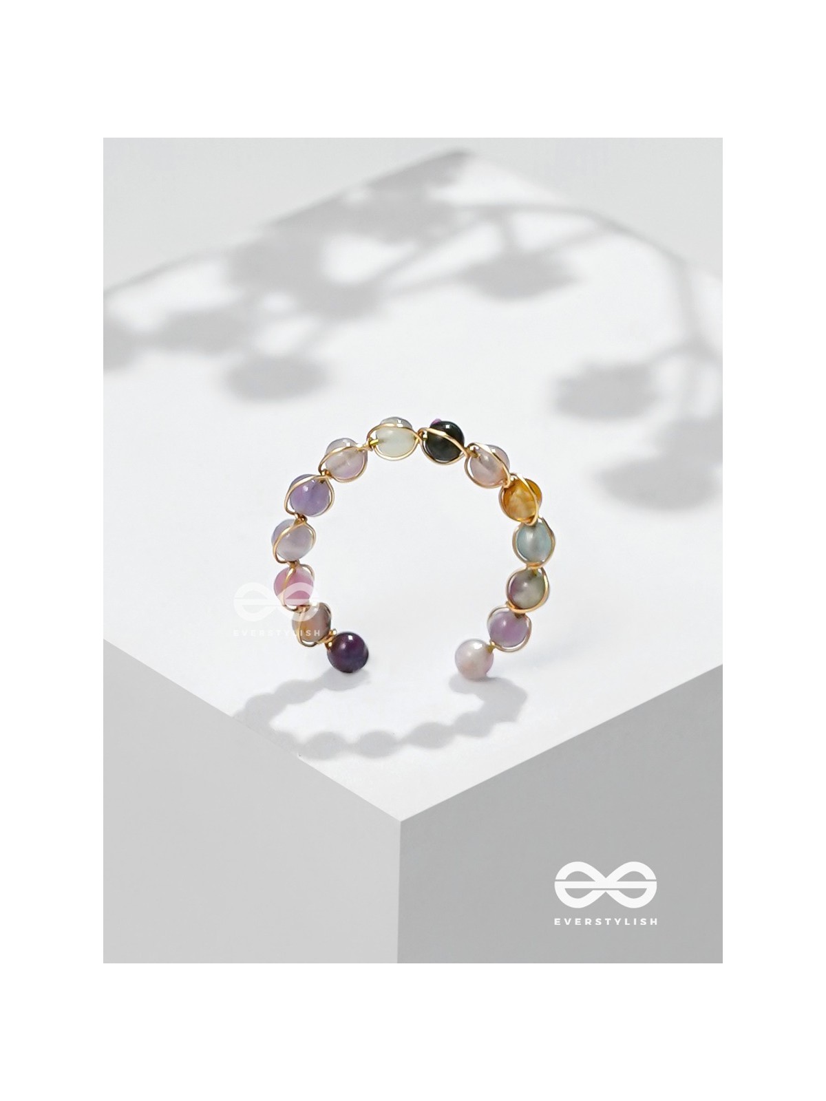 The Pastel Gravel  - Golden Ring (Adjustable)