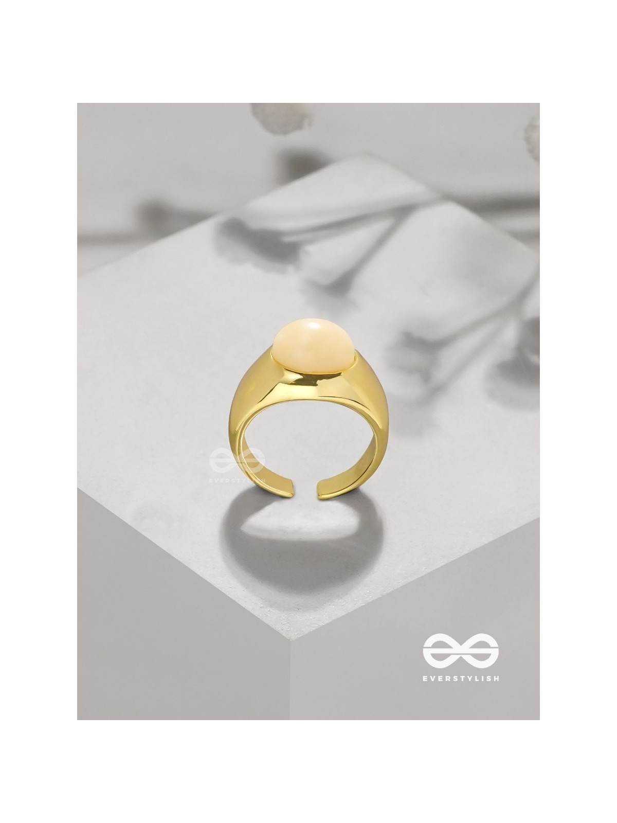 The Latte Lullaby - Golden Ring (Adjustable)