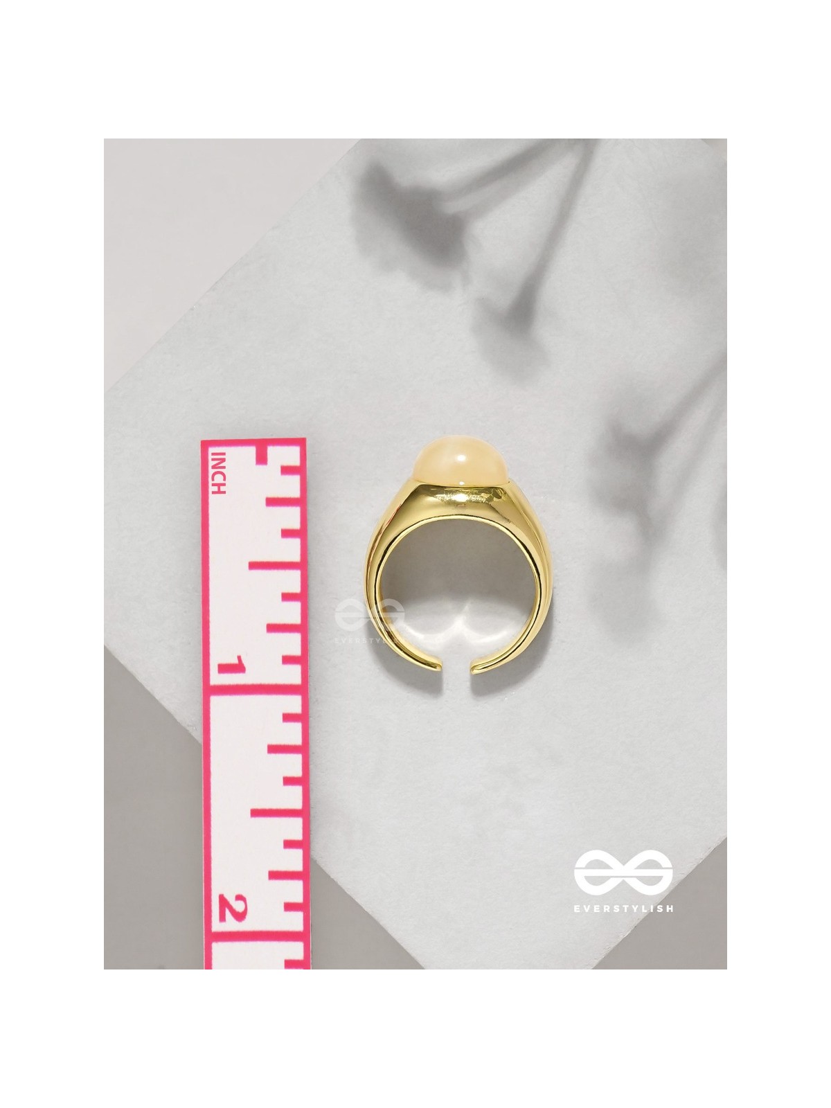 The Latte Lullaby - Golden Ring (Adjustable)