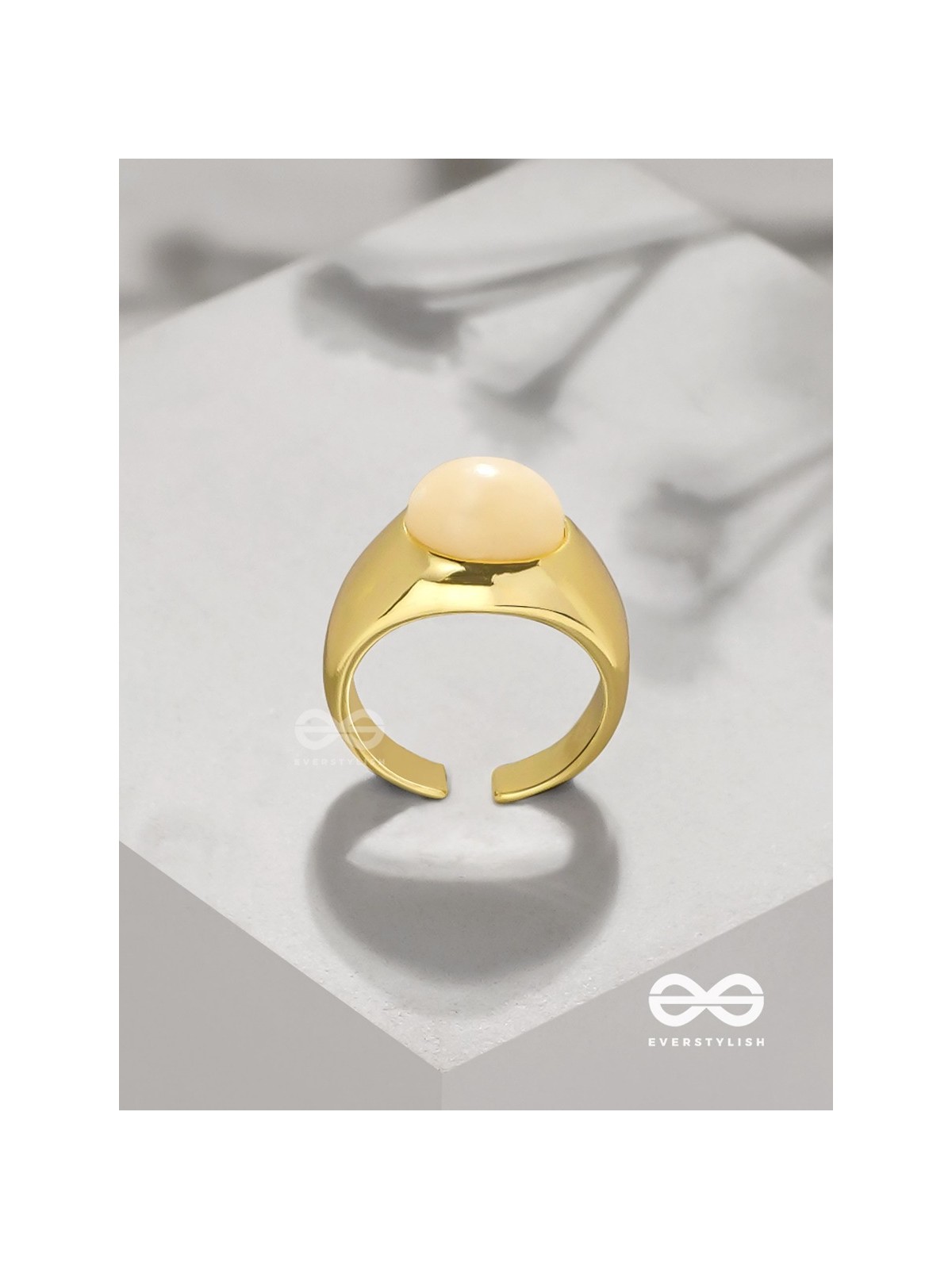 The Latte Lullaby - Golden Ring (Adjustable)
