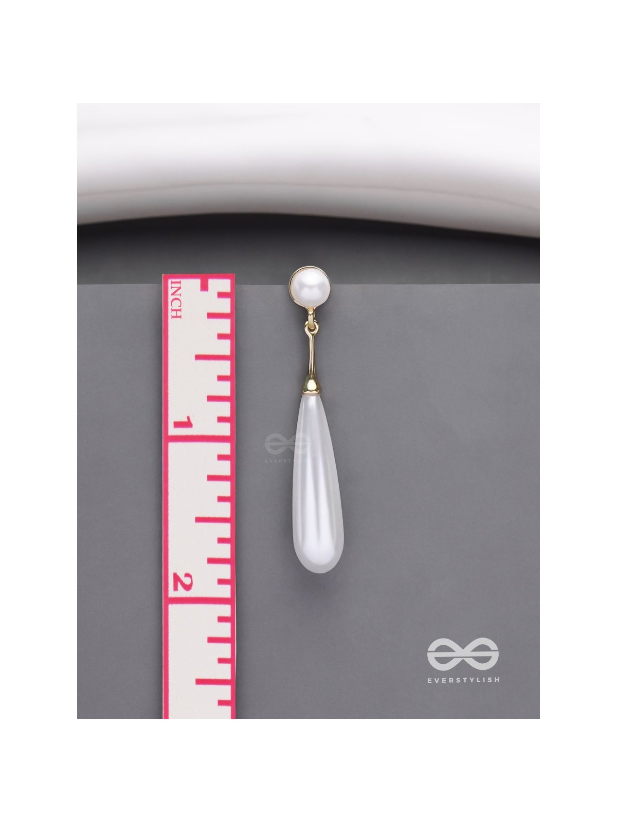 Ivory Drops- Graceful Drop Earrings