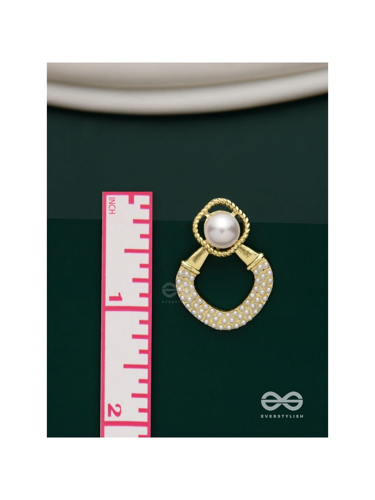 Celestial Pearls- Elegant pearl earrings