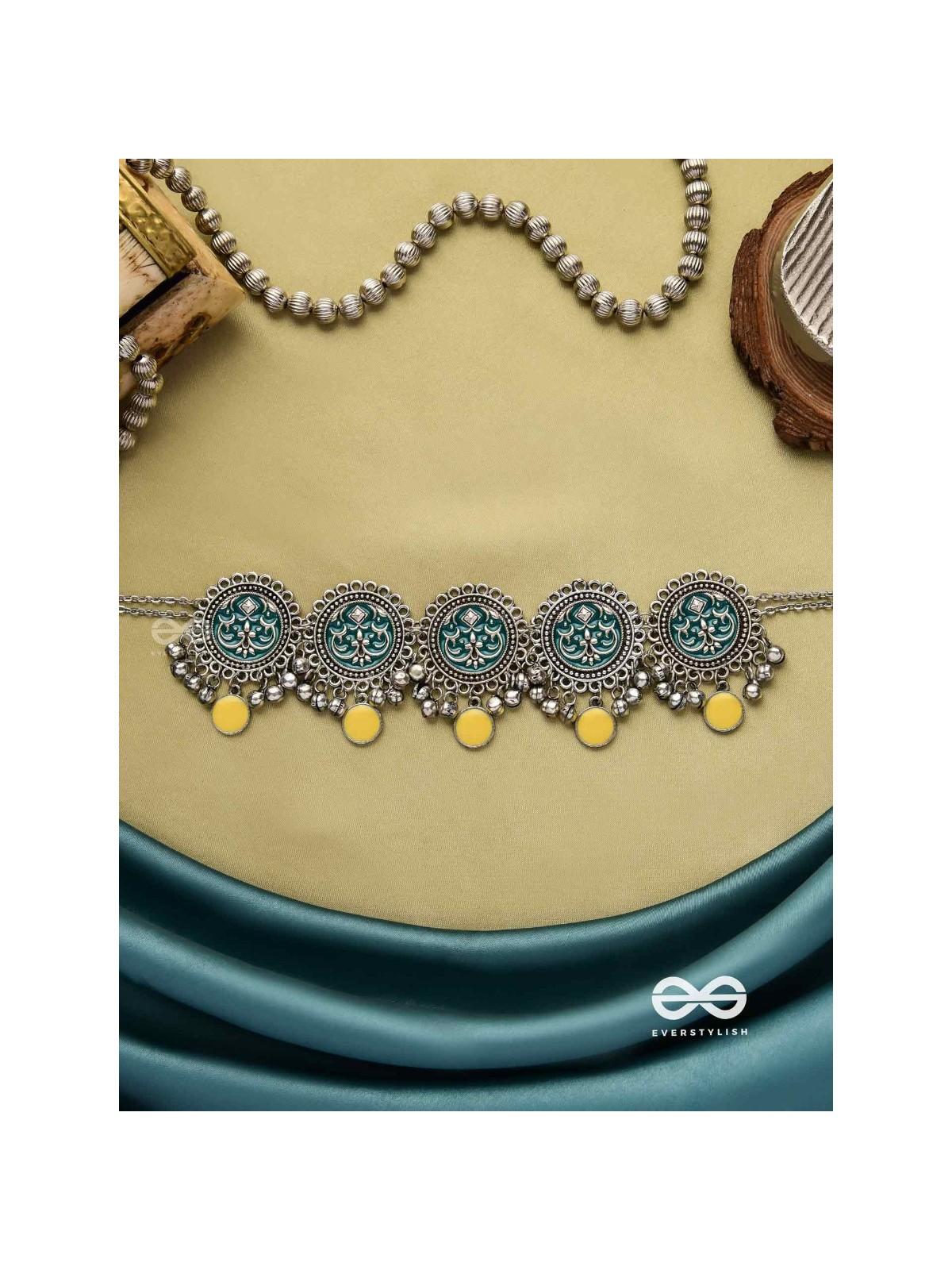 GOLDEN DUSK - TRADITIONAL OXIDISED NECKLACE