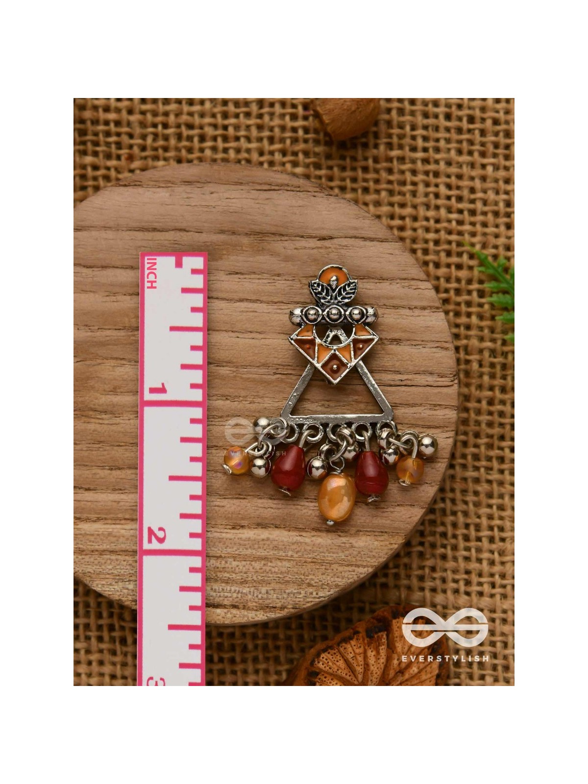 DESERT BLOOM- EARTHY-HUED STATEMENT EAR JACKETS