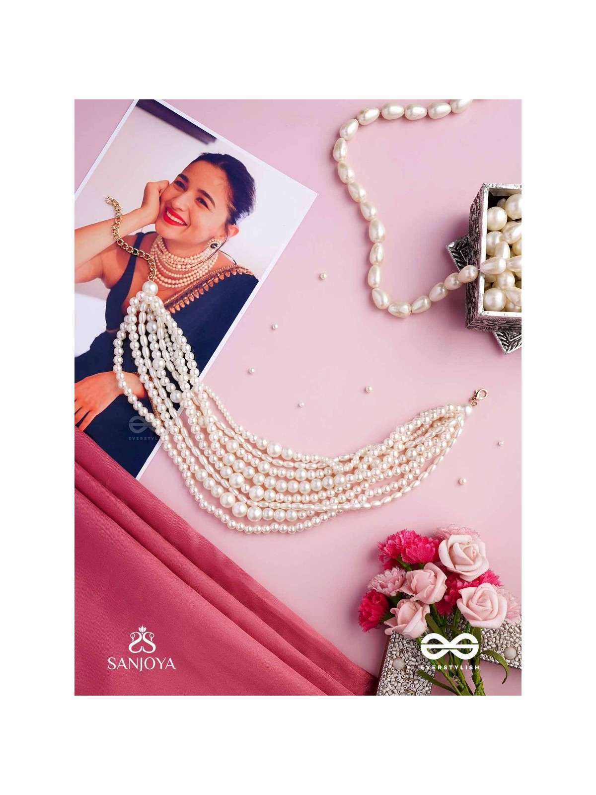 RATRIRATNA – ALIA BHATT INSPIRED NECKPIECE WITH  PEARLS, SYMBOLIZING PURITY AND ELEGANCE