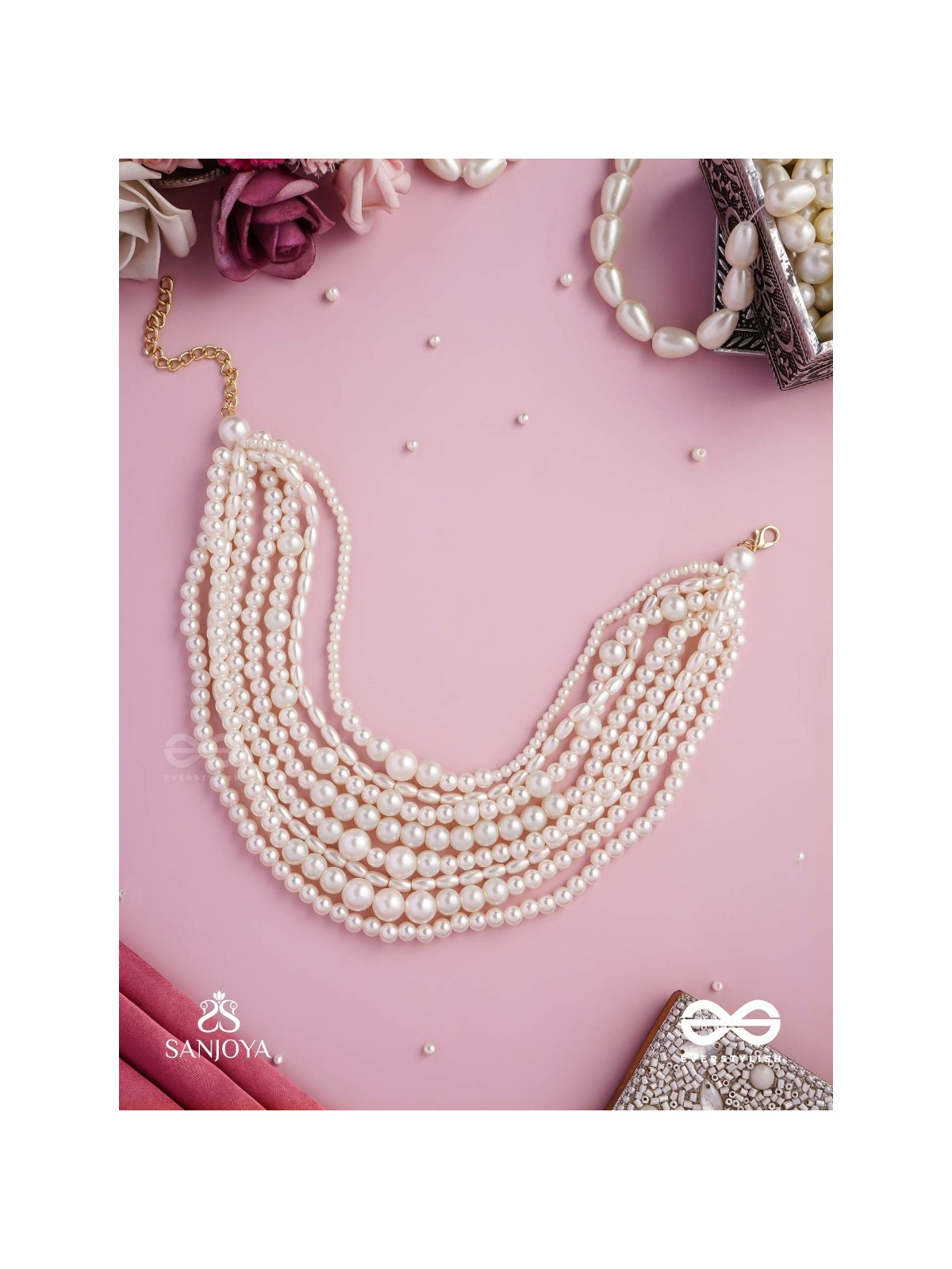 RATRIRATNA – ALIA BHATT INSPIRED NECKPIECE WITH  PEARLS, SYMBOLIZING PURITY AND ELEGANCE