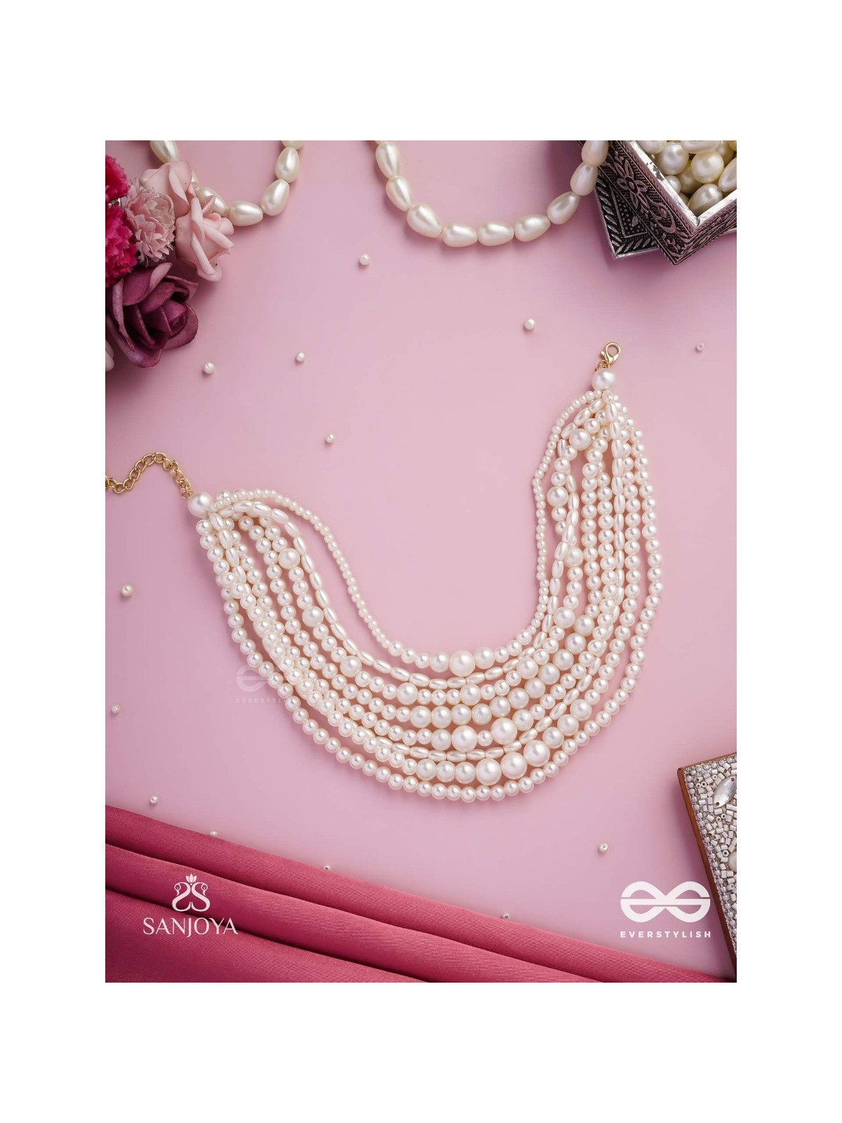 RATRIRATNA – ALIA BHATT INSPIRED NECKPIECE WITH  PEARLS, SYMBOLIZING PURITY AND ELEGANCE