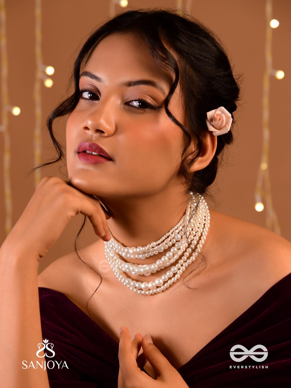 RATRIRATNA – ALIA BHATT INSPIRED NECKPIECE WITH  PEARLS, SYMBOLIZING PURITY AND ELEGANCE