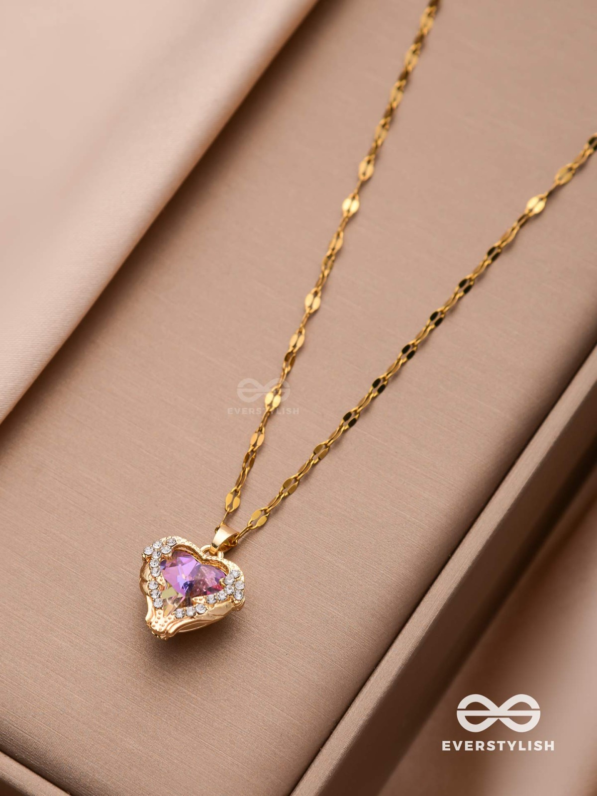 Glittering Heart - Crystal Love Pendant