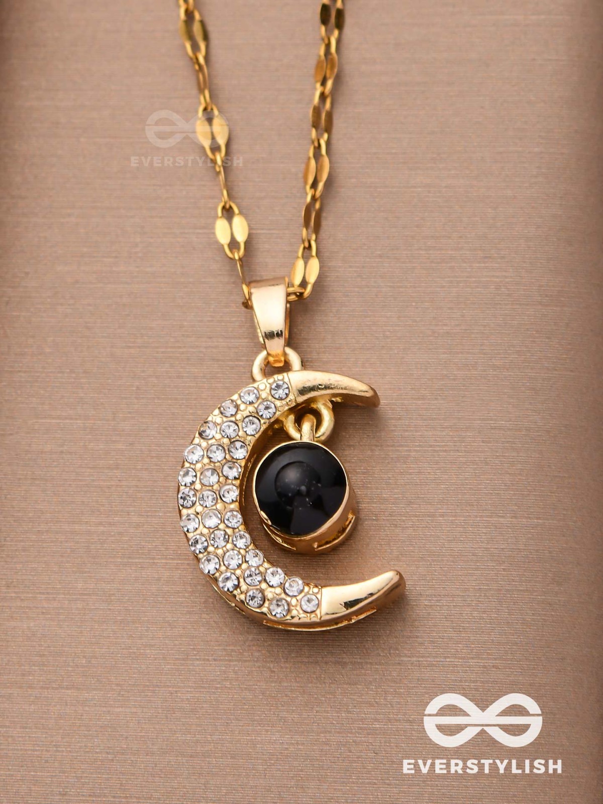 Lunar Glow - Crescent Moon Pendant