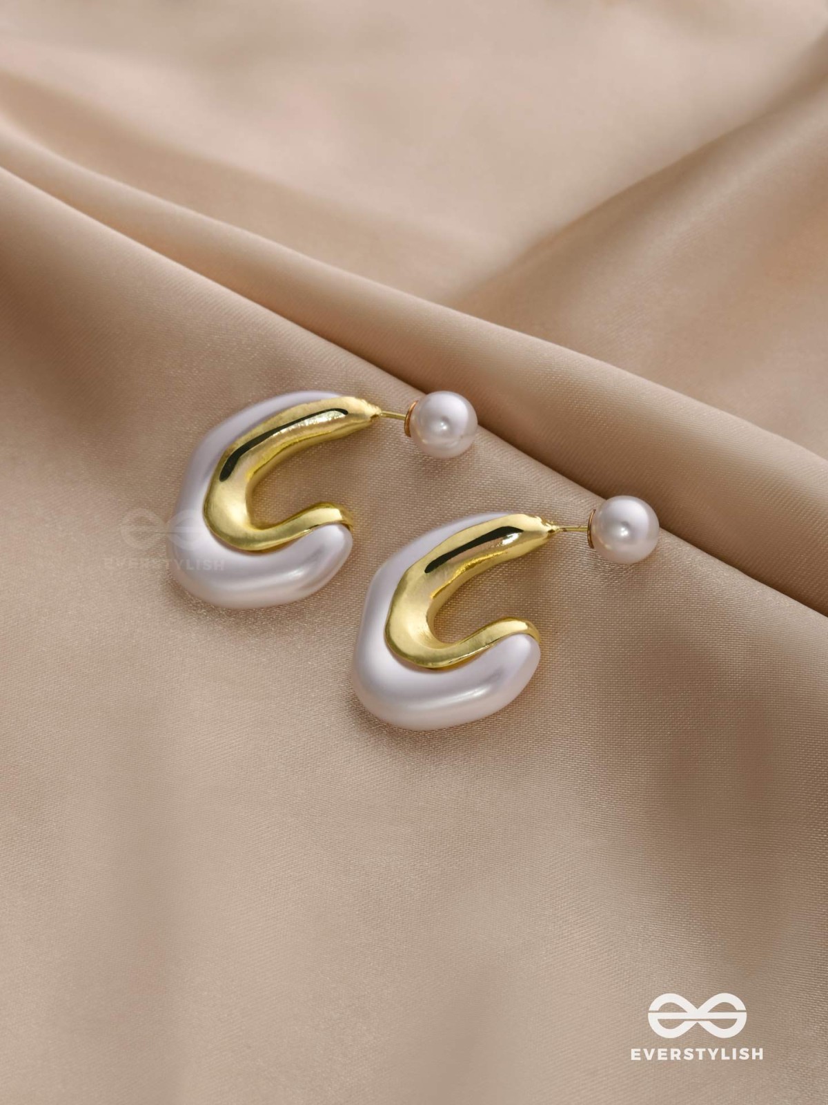 GILDED CREST - MODERN DUAL-TONE HOOPS