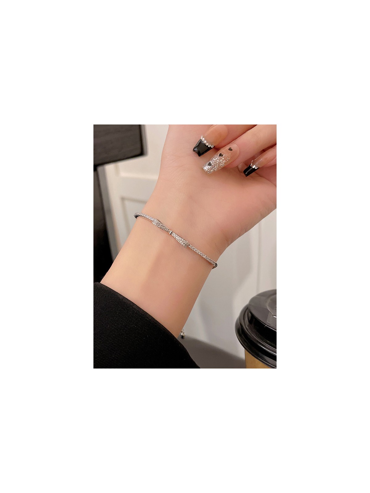 SILVER WHIMSY- Chic Adjustable Bracelet