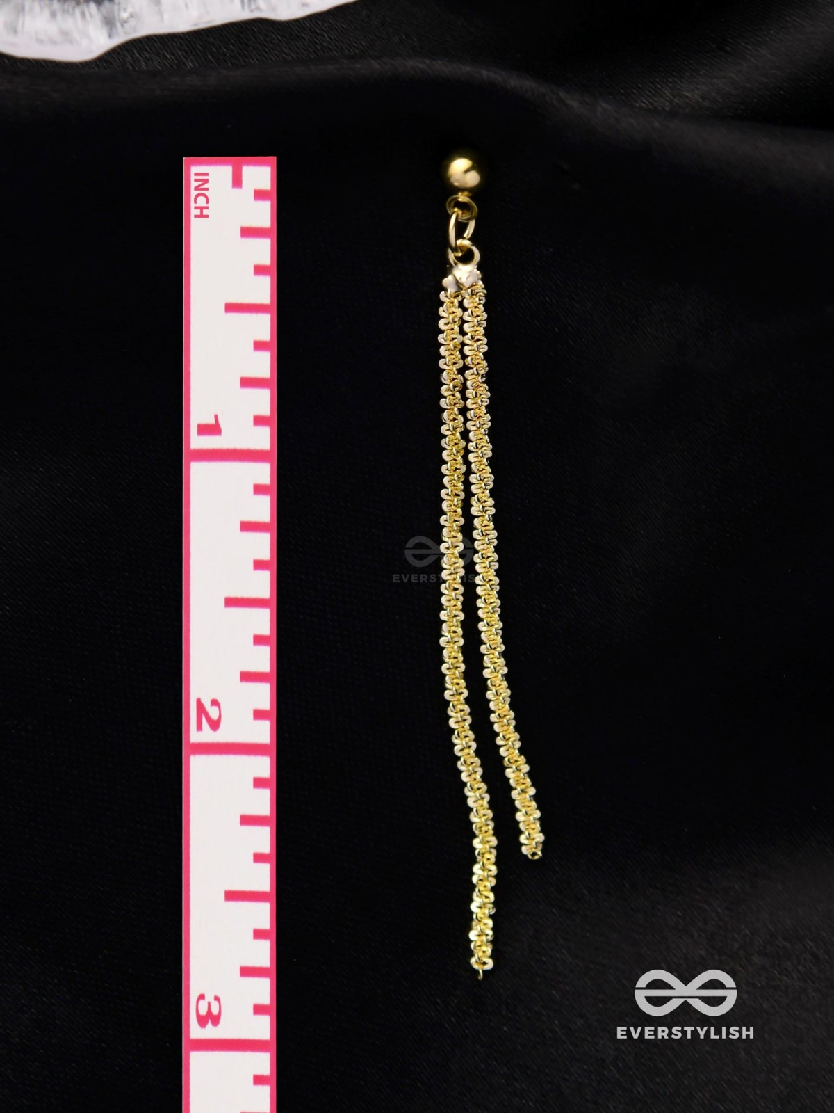 AURORA DRIZZLE - DELICATE GOLD STRAND DANGLERS