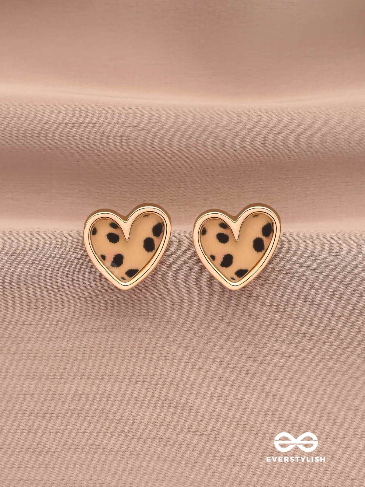 JUNGLE ROMANCE - STYLISH LEOPARD PRINT STUDS