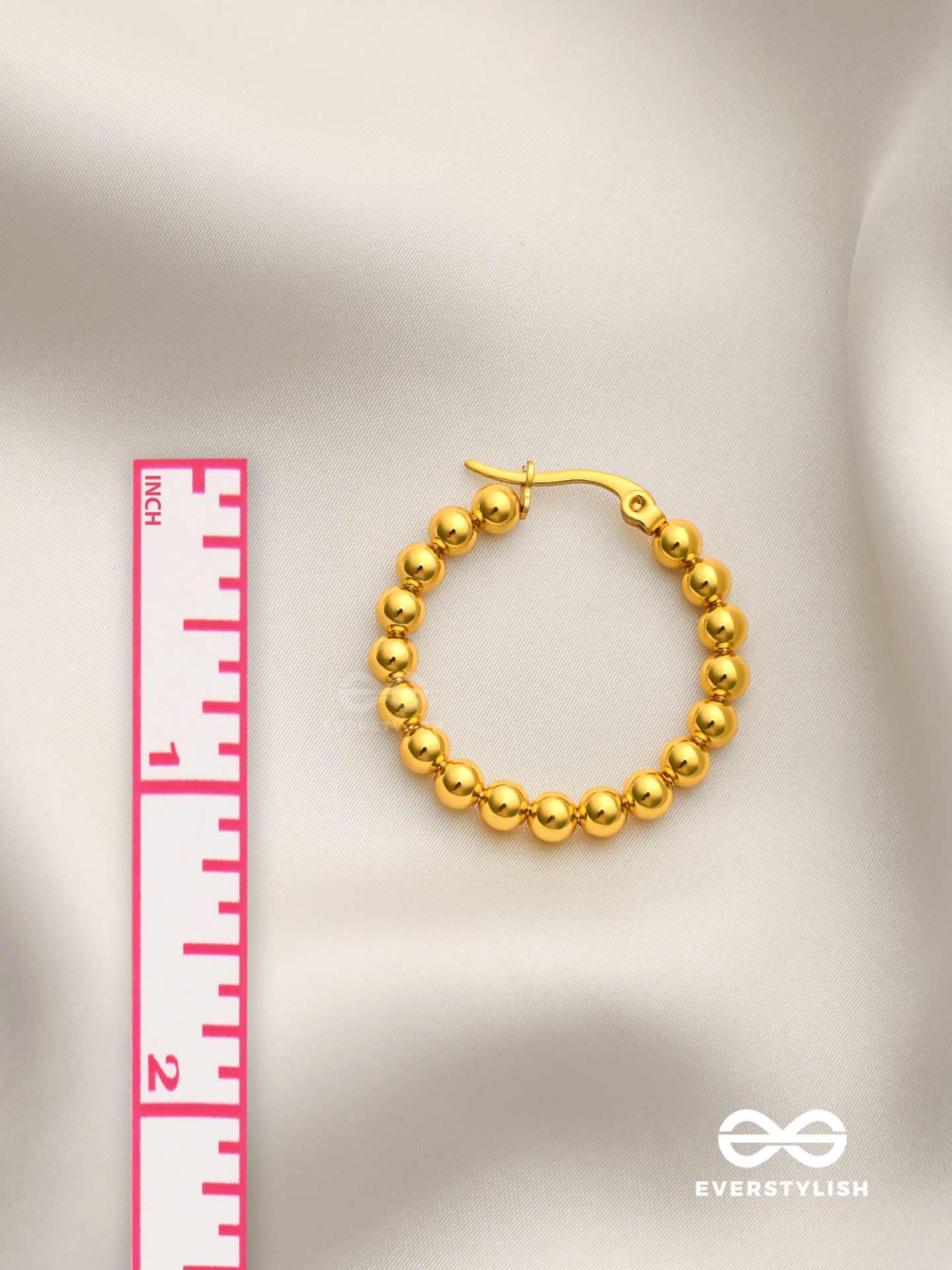 AURELIA HOOPS – CLASSIC STAINLESS STEEL HOOP EARRINGS