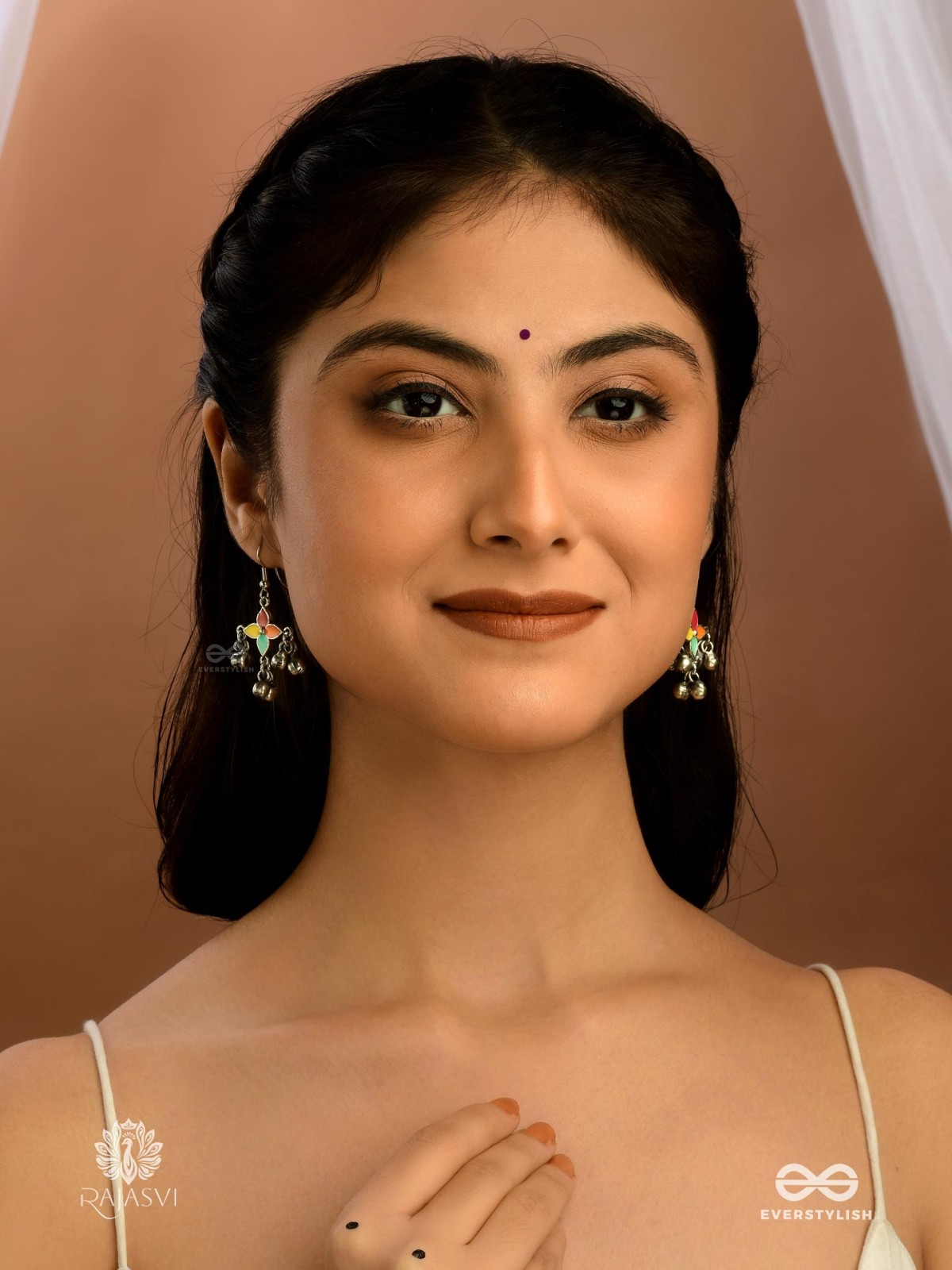 CARNIVAL BLOOM – MULTICOLOR FLORAL EARRINGS 