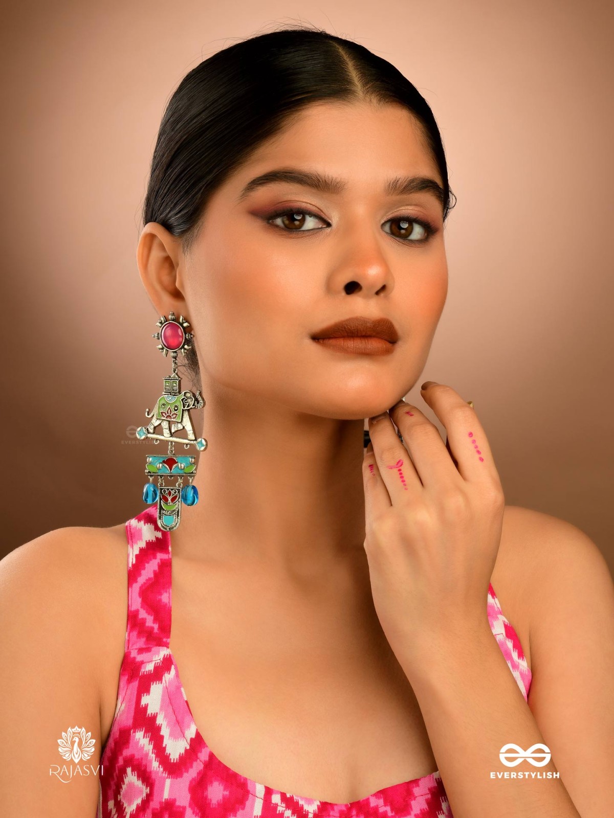 CARNIVAL RIDE - FUNKY OXIDISED EARRING