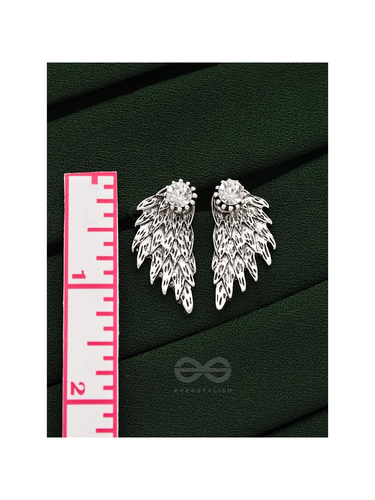The Winged Solitaire Ear Jackets