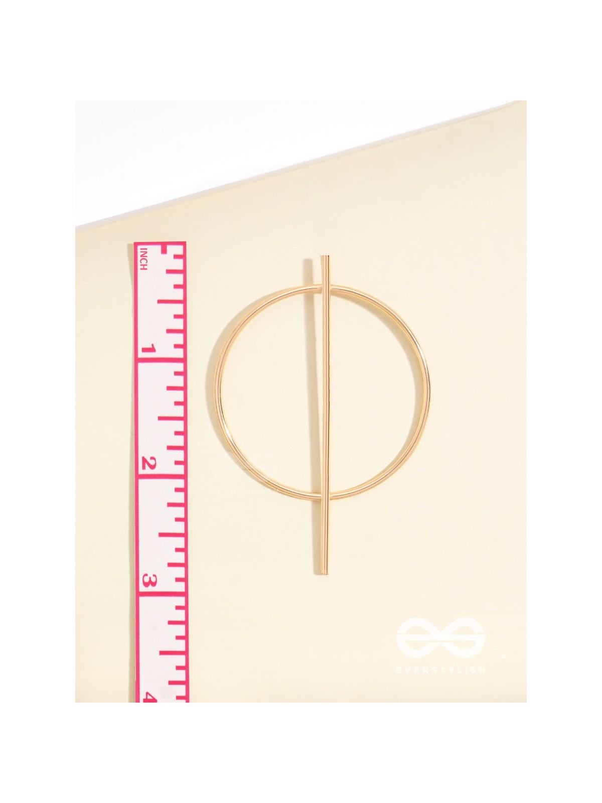 An Elegant Delight Golden Geometric Earrings