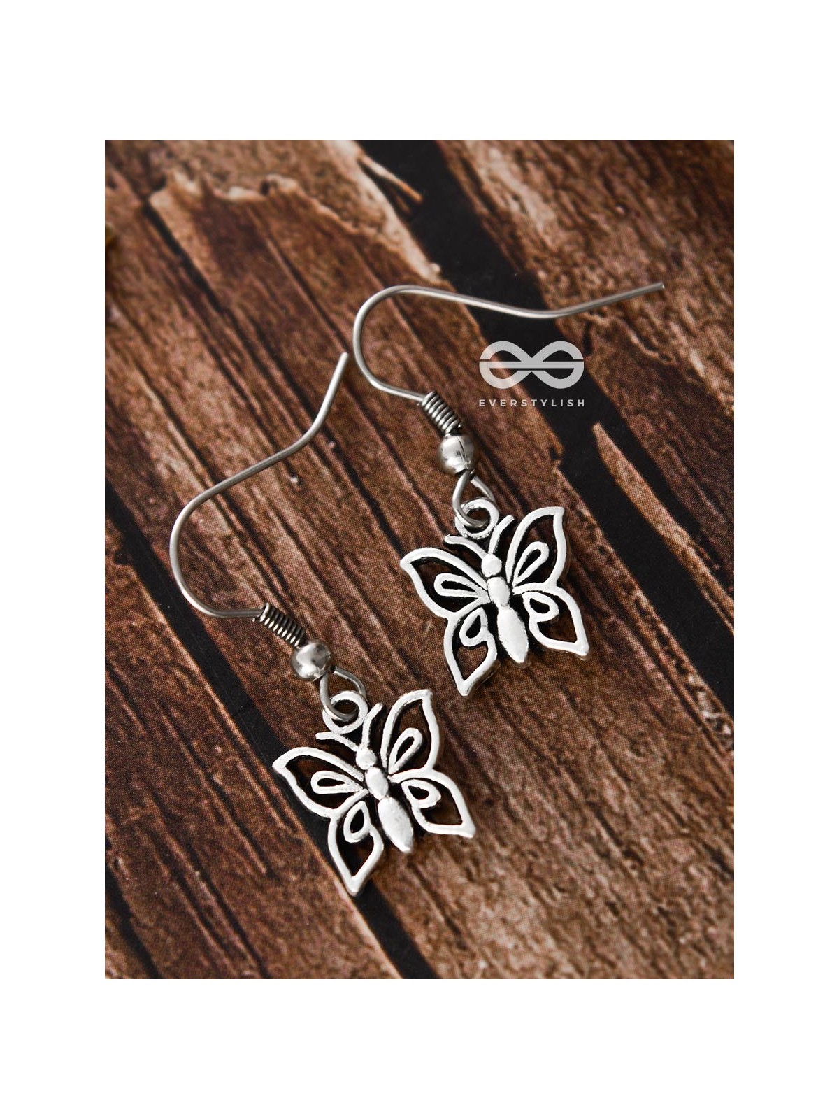 The Elegant Butterflies - Tiny Trinket Earrings