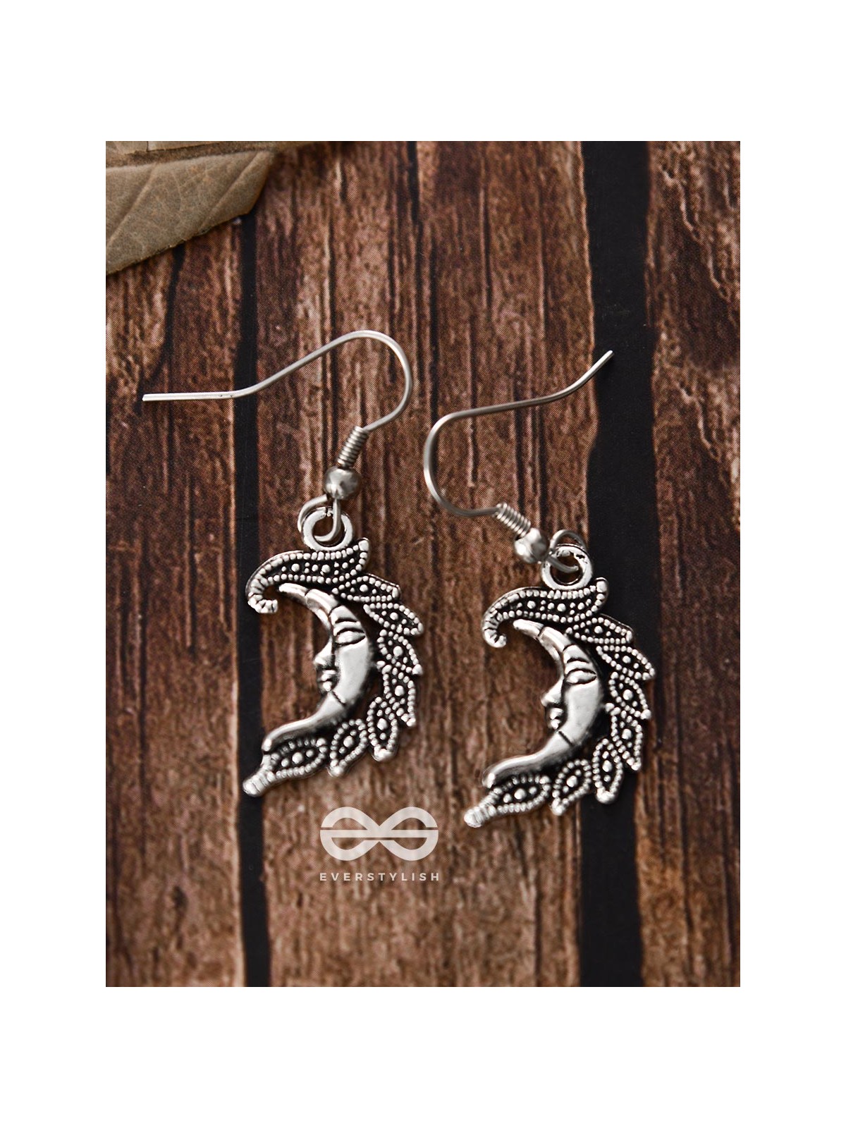 The Sleepy Moon - Tiny Trinket Earrings