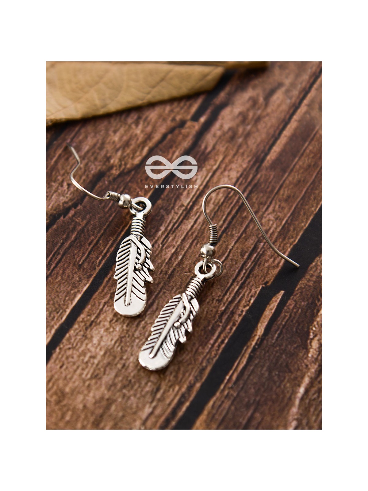 The Dangling Intricate Leaves - Tiny Trinket Earrings