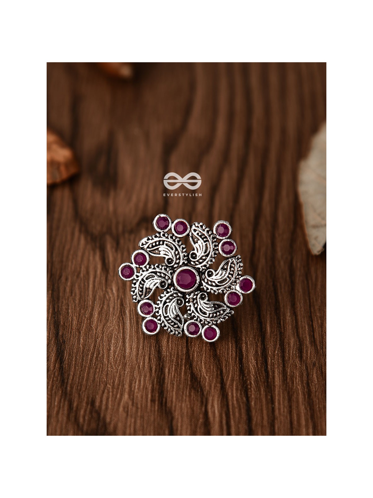 I'm a Whirlwind (Ruby Red) - The Embellished Oxidised Collection