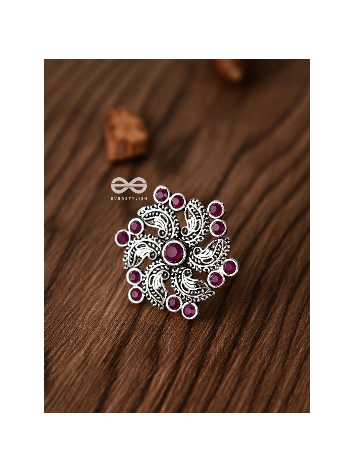 I'm a Whirlwind (Ruby Red) - The Embellished Oxidised Collection