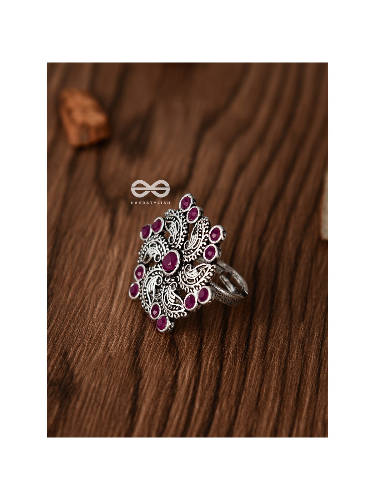 I'm a Whirlwind (Ruby Red) - The Embellished Oxidised Collection