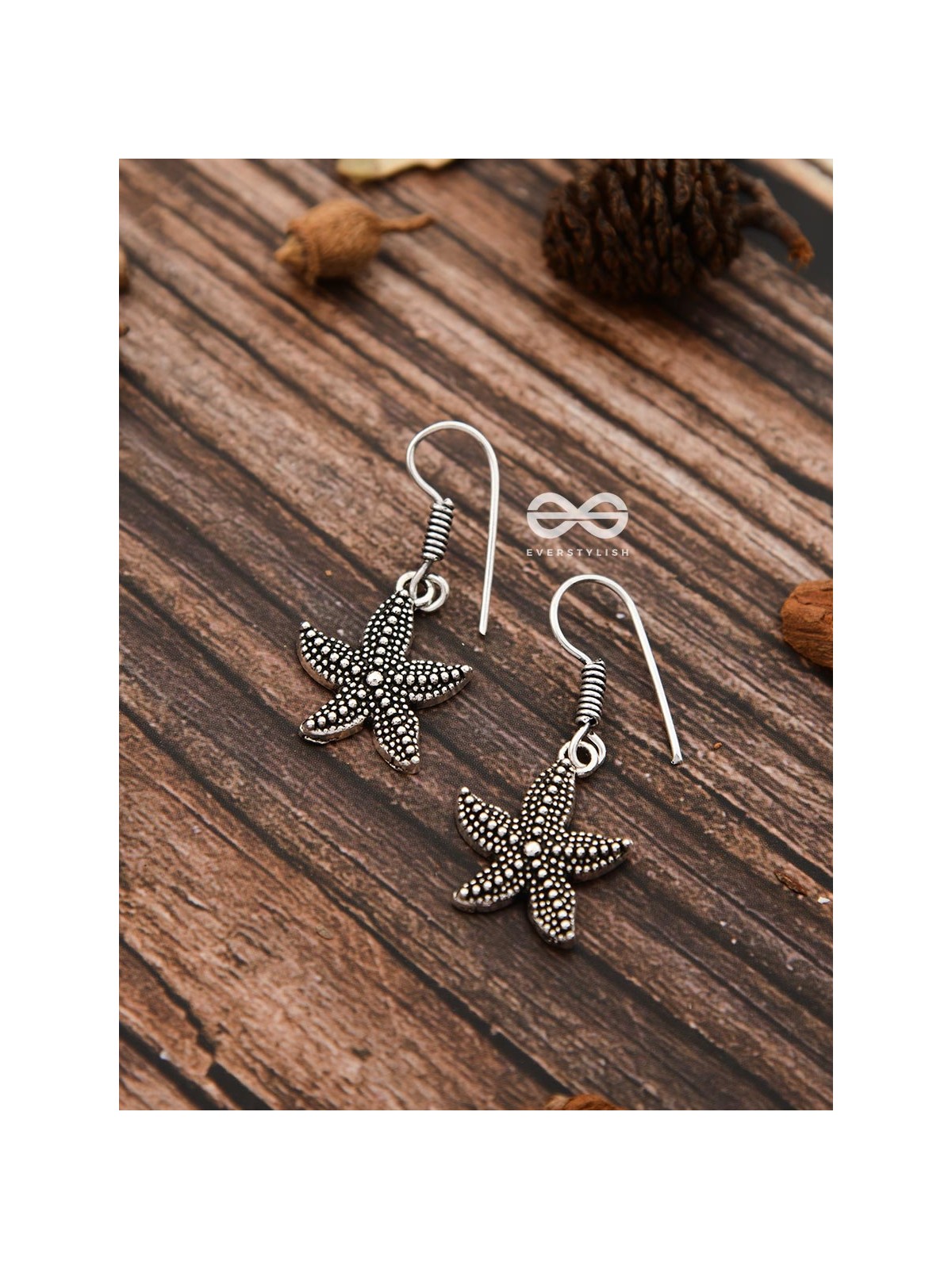 The Cute Little Starfish Hooks - Tiny Trinket Earrings
