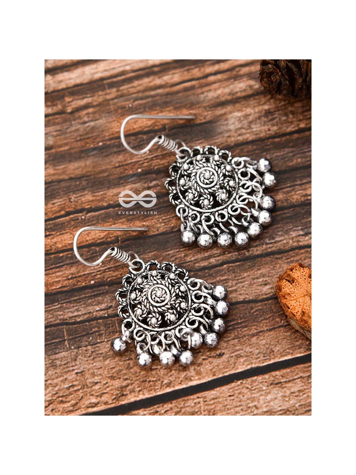 The Motif Circles - The Oxidised Dangler Collection