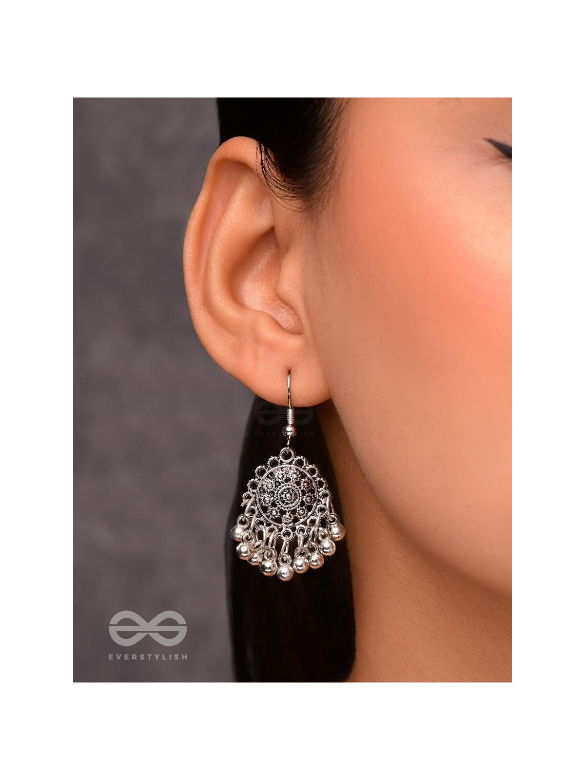 The Motif Circles - The Oxidised Dangler Collection