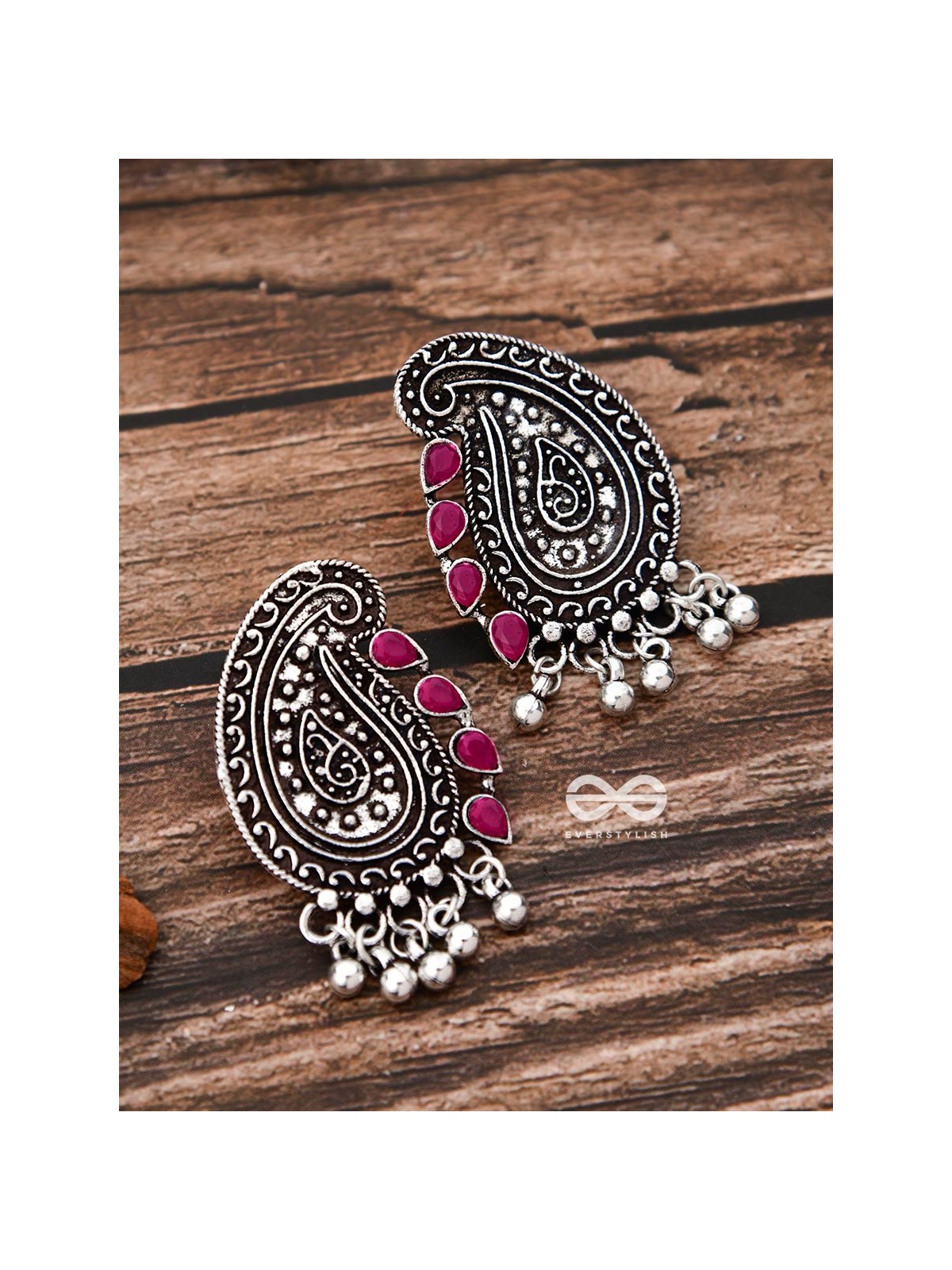 The Vintage Motifs - Ruby Red - The Embellished Oxidised Collection