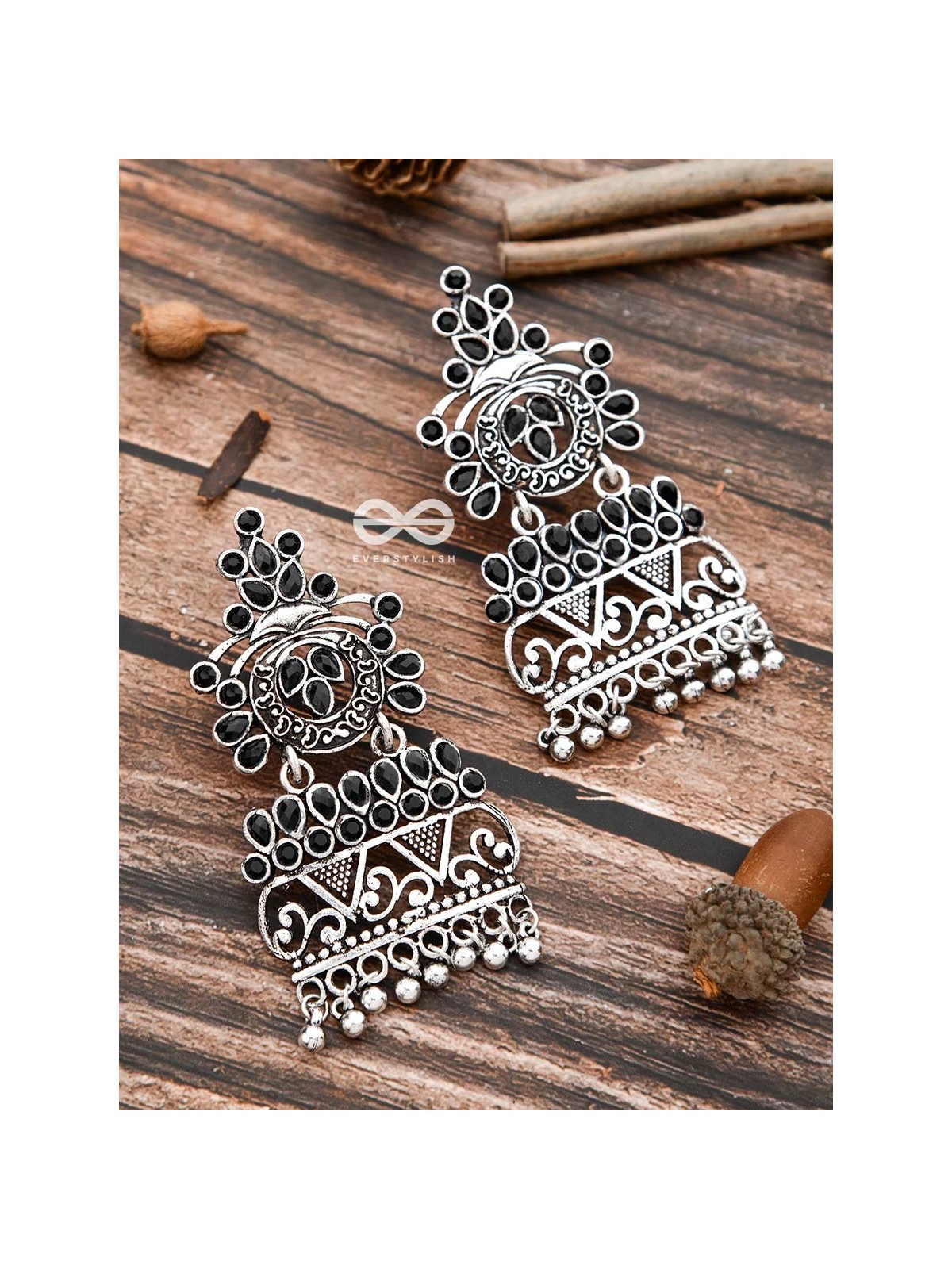 A Royal Delight - Onyx Black - The Embellished Oxidised Collection