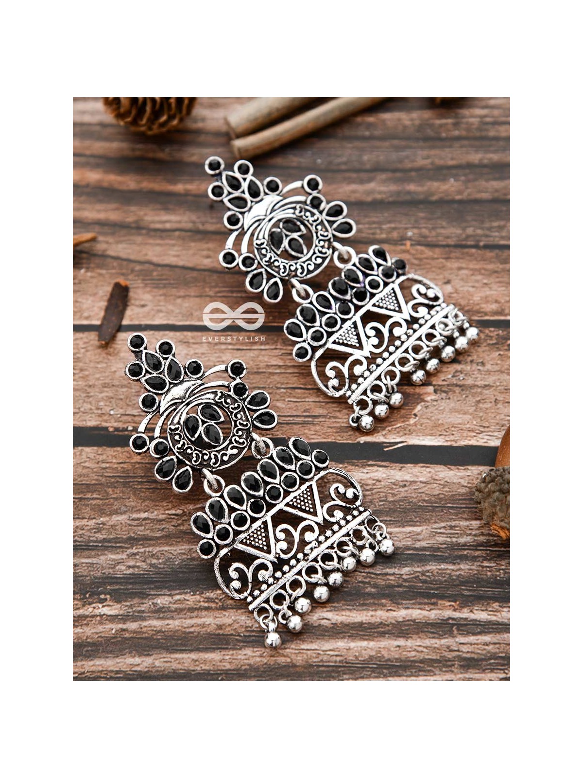 A Royal Delight - Onyx Black - The Embellished Oxidised Collection