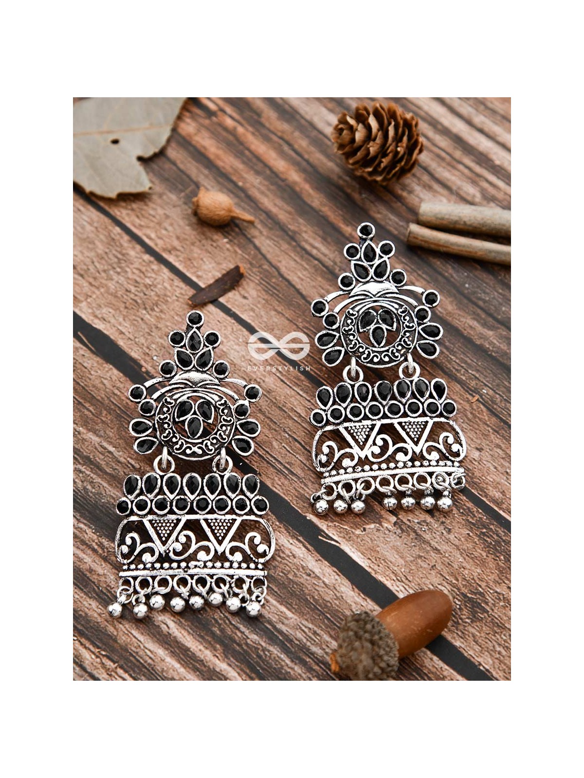 A Royal Delight - Onyx Black - The Embellished Oxidised Collection