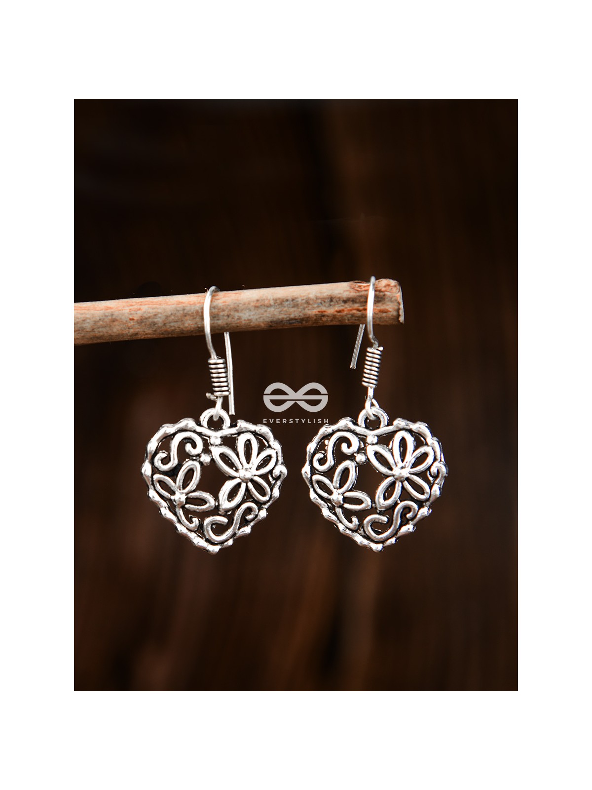 The Intricate Hearts - Tiny Trinket Earrings