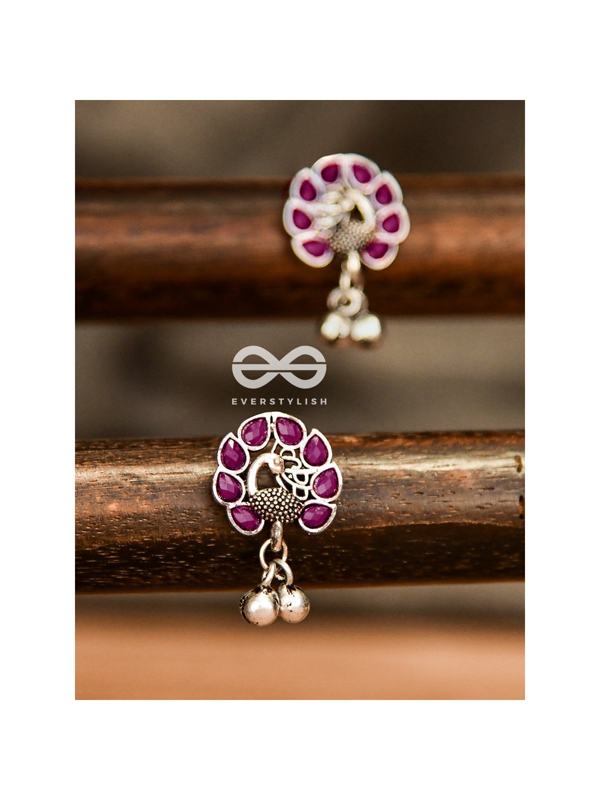 The Cute Peacocks (Ruby Red) - The Melodious Ghungroo Collection