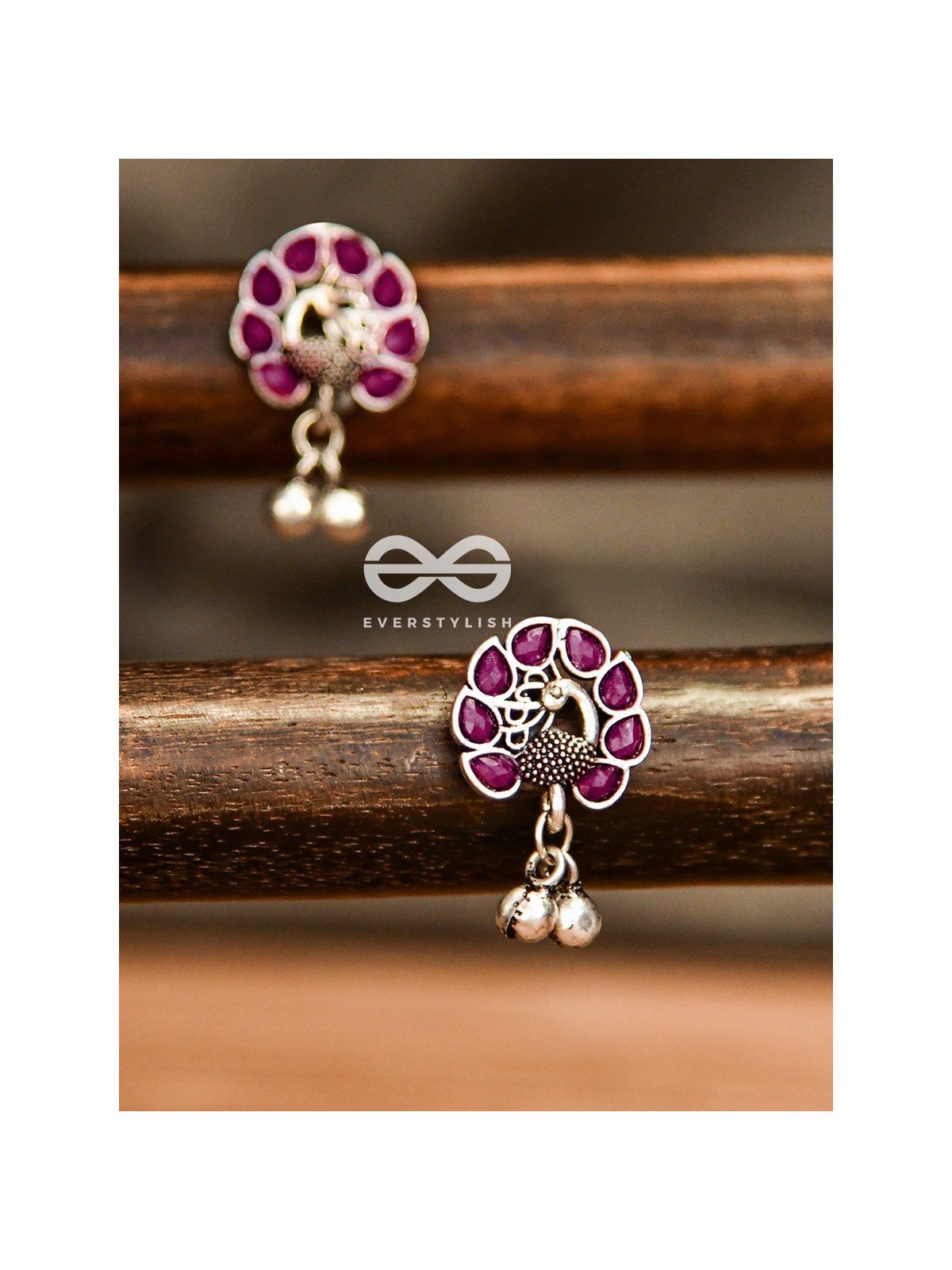 The Cute Peacocks (Ruby Red) - The Melodious Ghungroo Collection