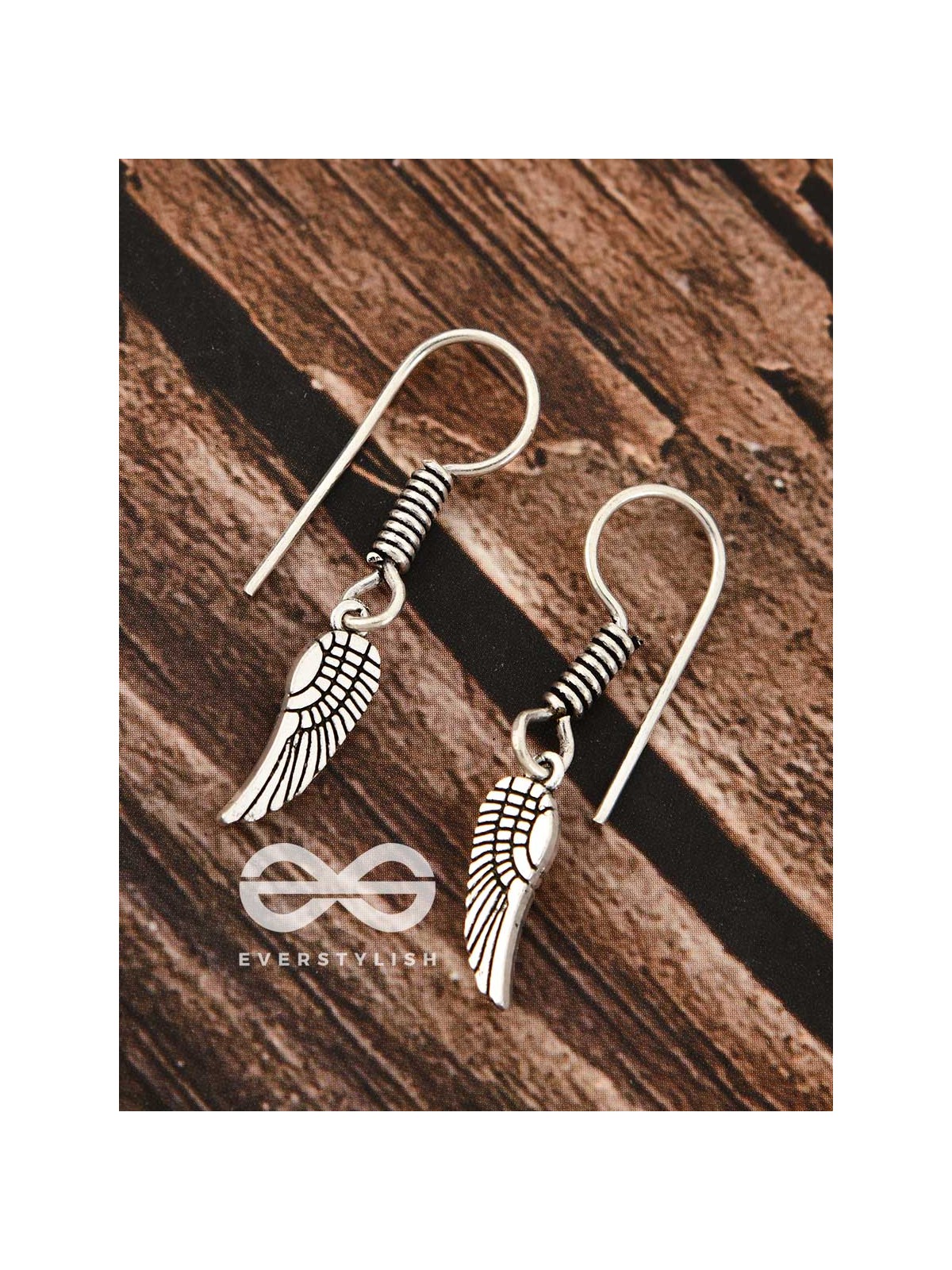 The Angel Wing Danglers - Tiny Trinket Earrings