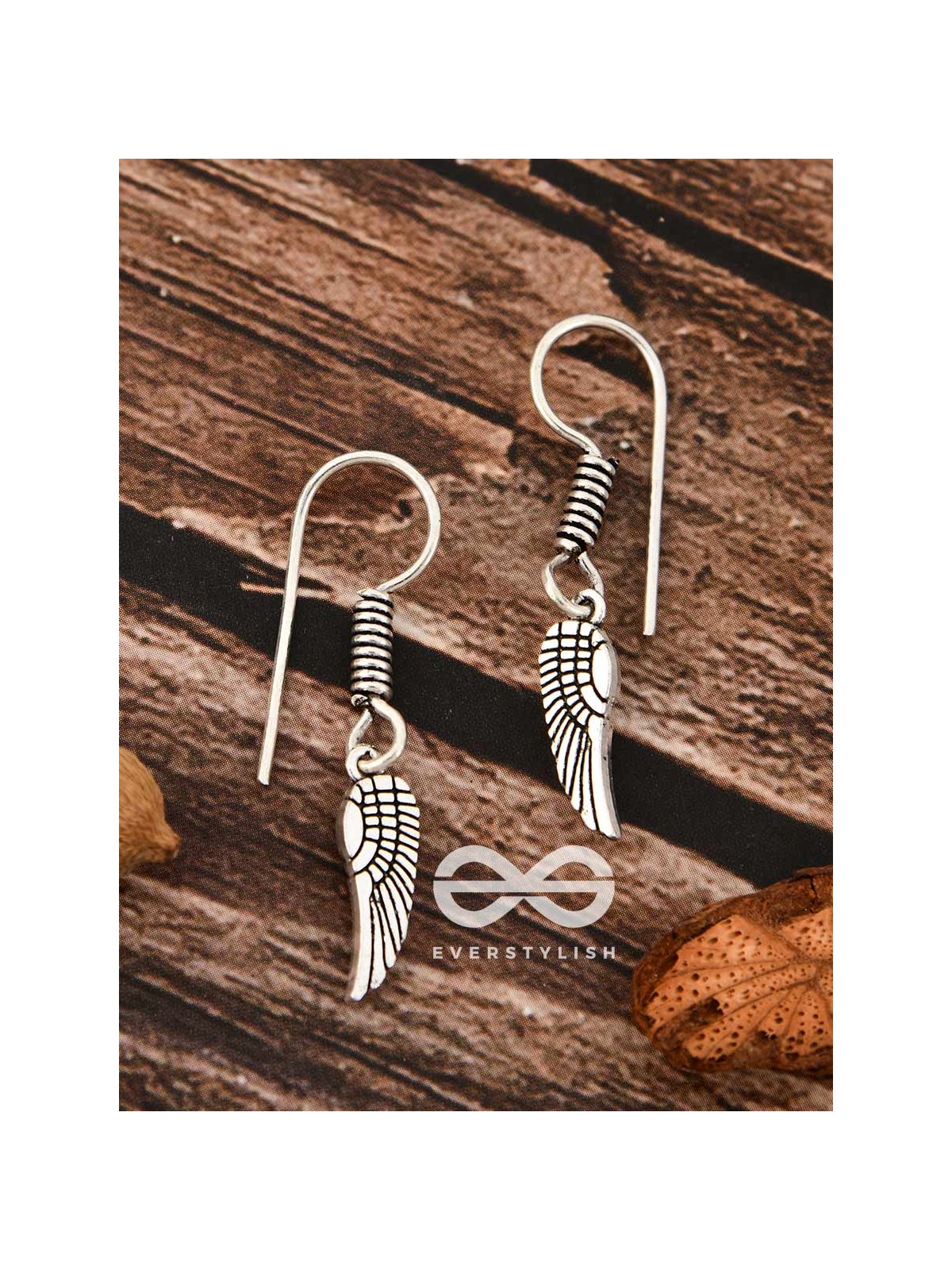 The Angel Wing Danglers - Tiny Trinket Earrings