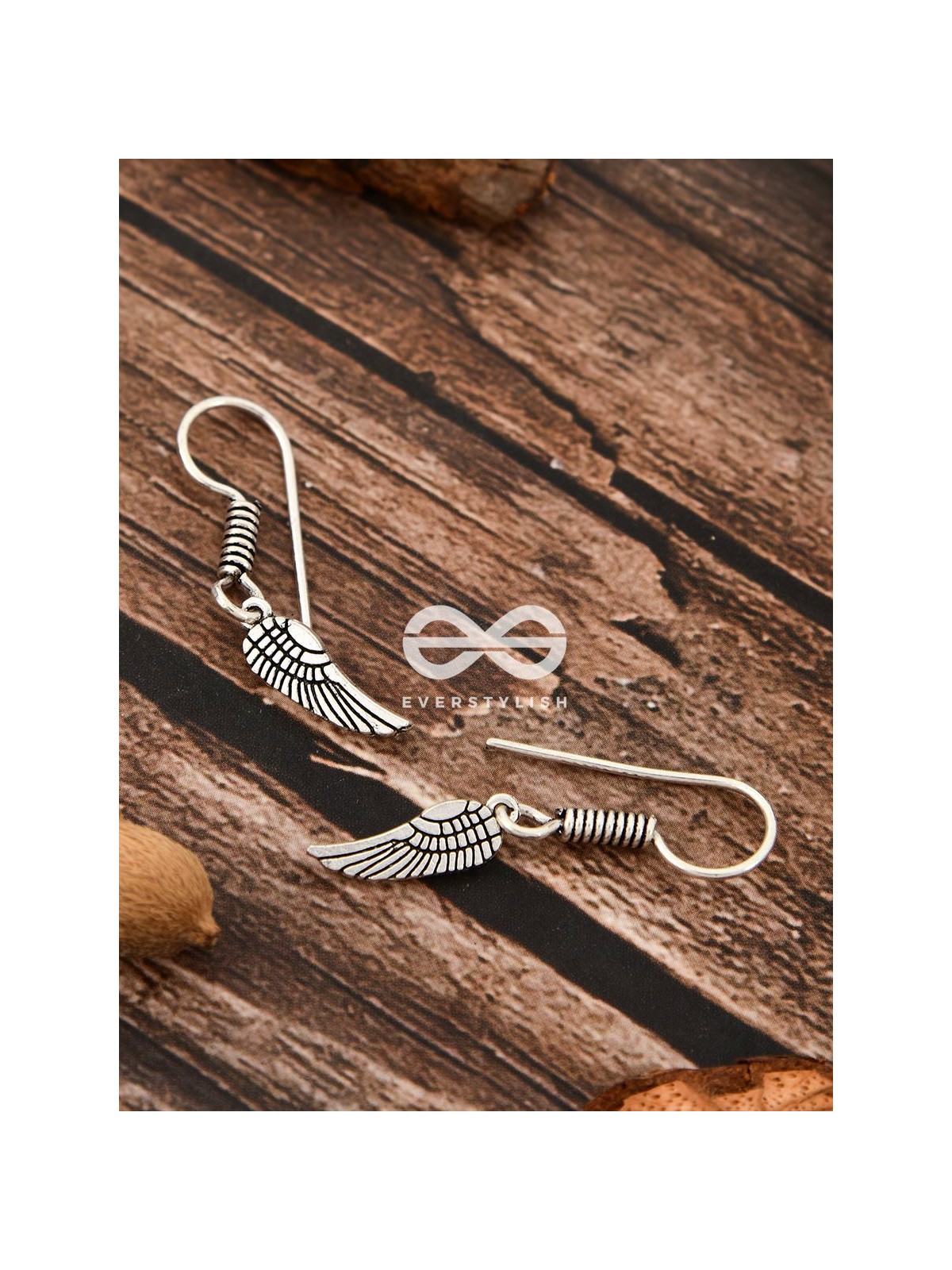 The Angel Wing Danglers - Tiny Trinket Earrings