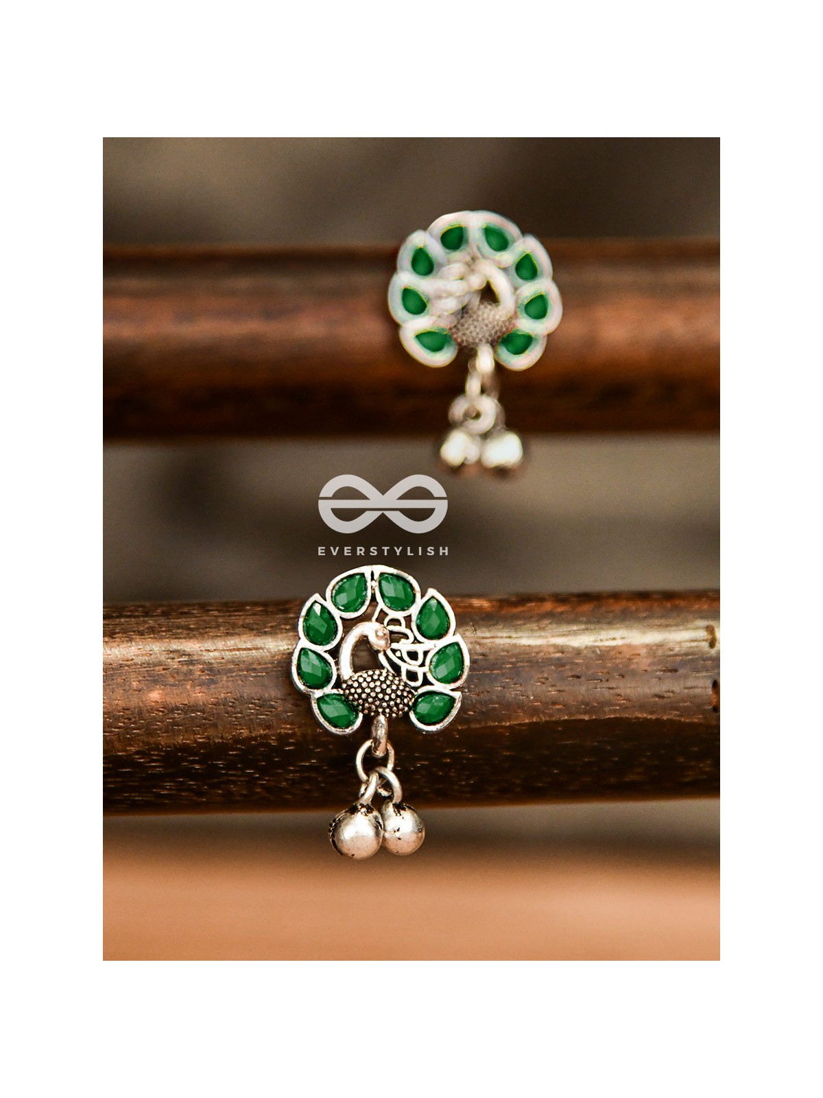 The Vintage Peacocks (Ruby Red) - The Melodious Ghungroo Collection