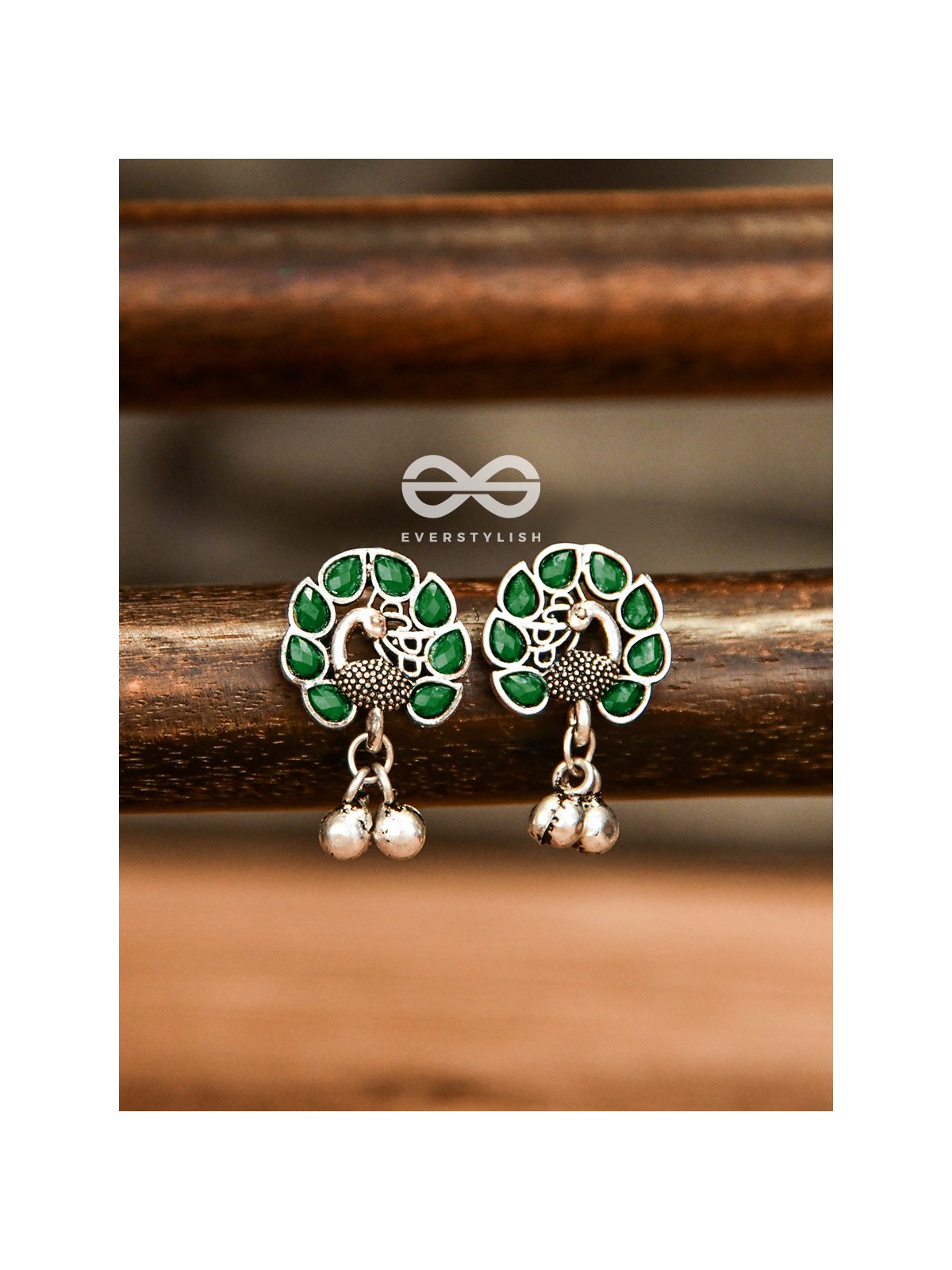 The Vintage Peacocks (Ruby Red) - The Melodious Ghungroo Collection